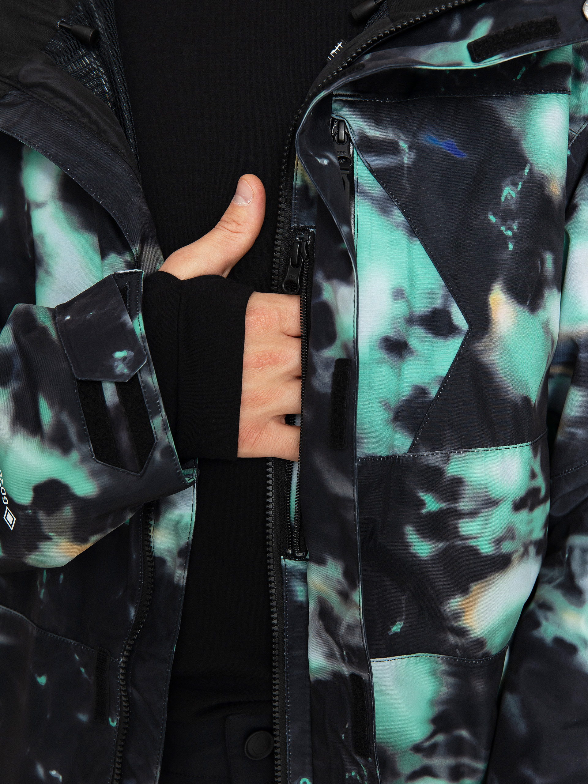 Férfi Volcom L Gore Tex Snowboard dzseki (spritz black)