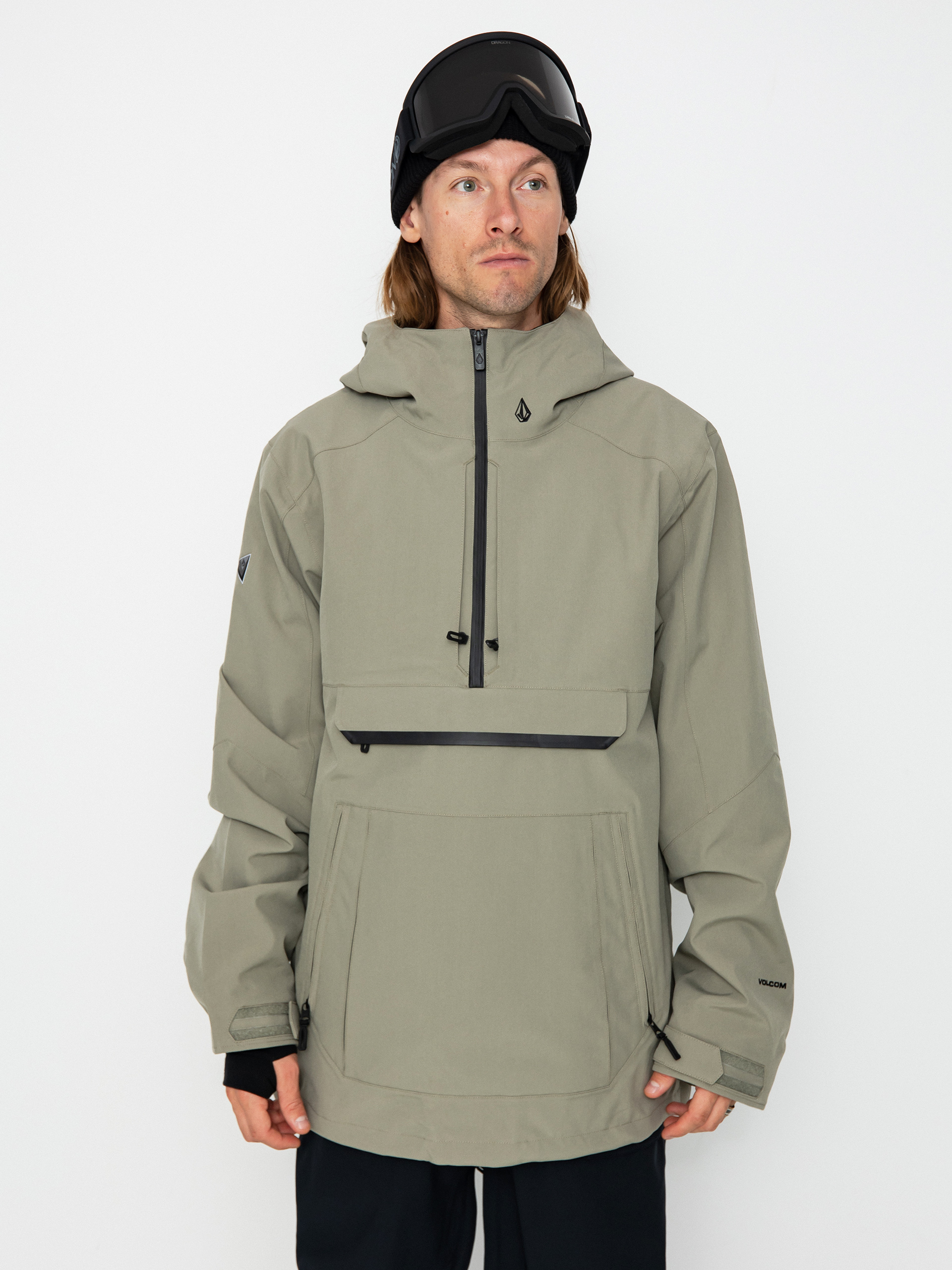 Férfi Volcom Brighton Pullover Snowboard dzseki (light military)