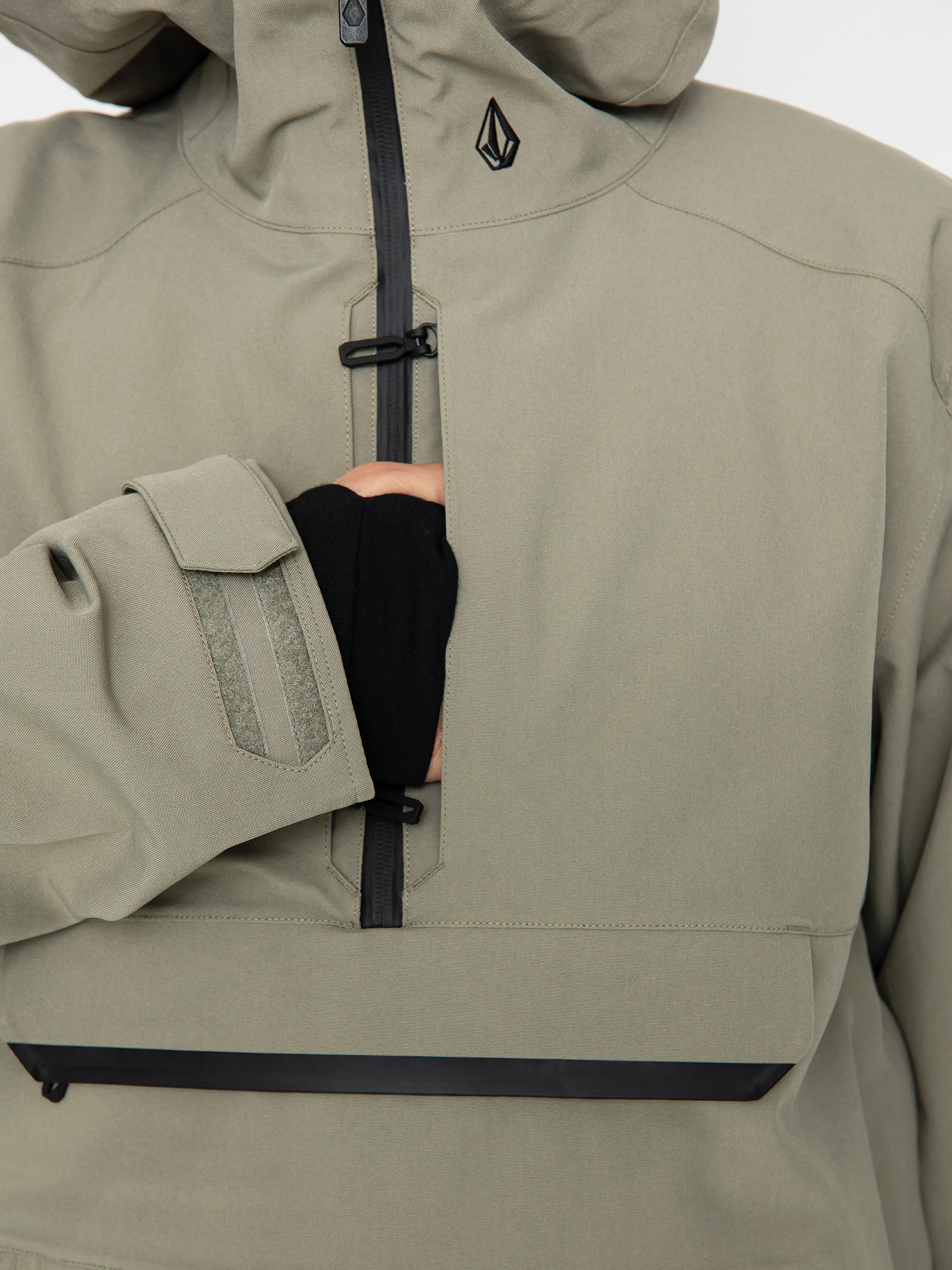 Férfi Volcom Brighton Pullover Snowboard dzseki (light military)