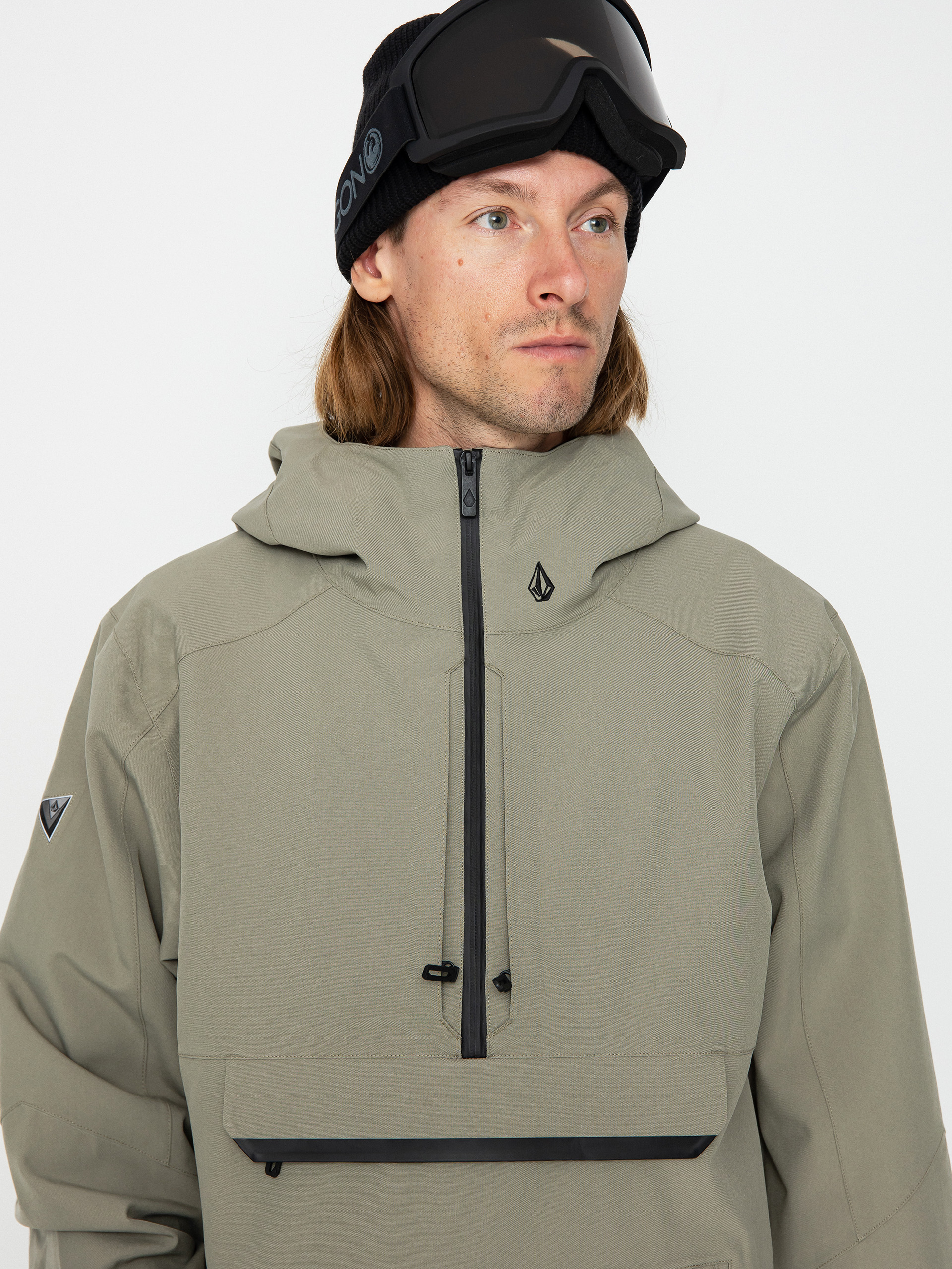 Férfi Volcom Brighton Pullover Snowboard dzseki (light military)