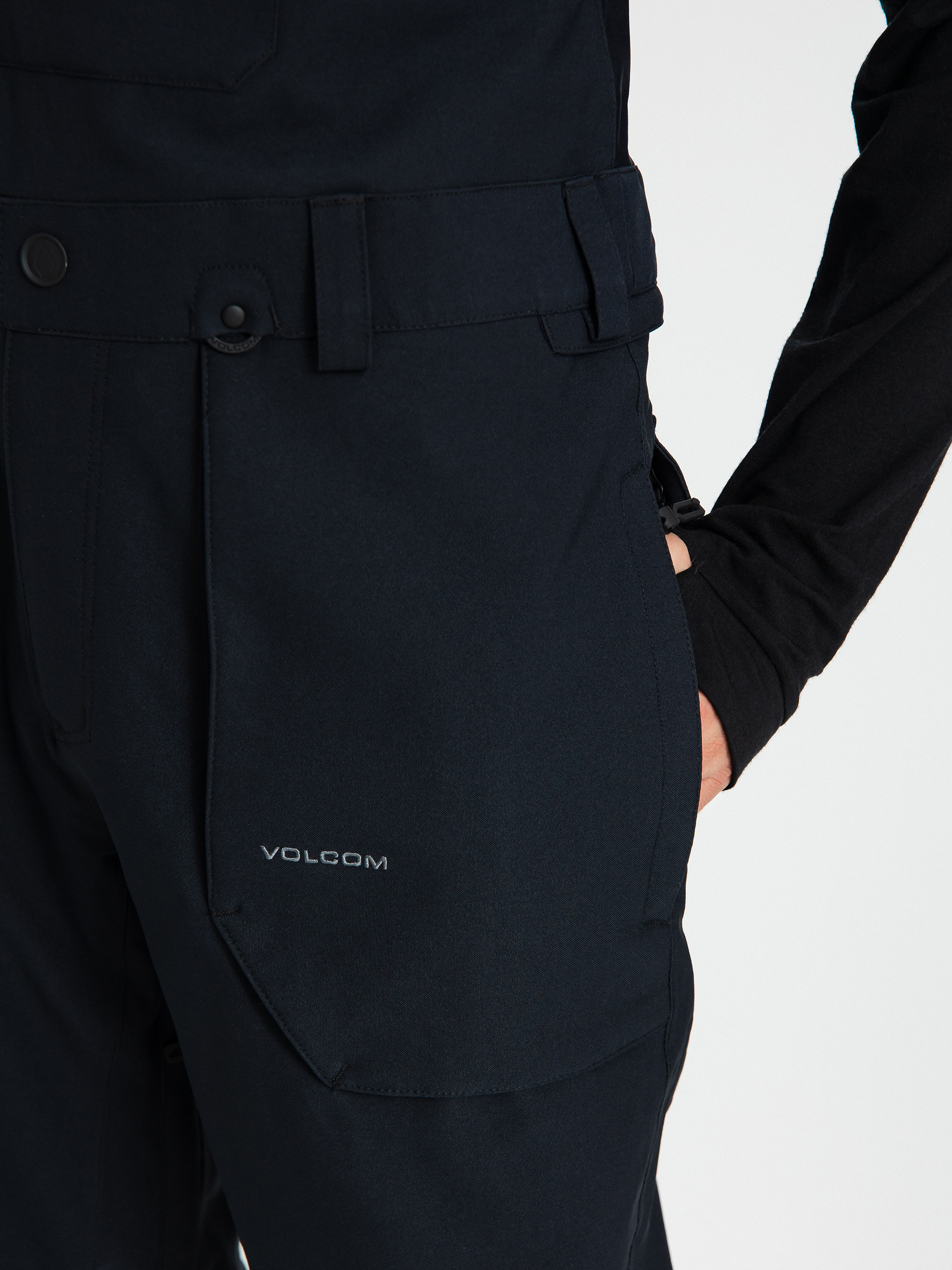 Férfi Volcom Roan Bib Overall Snowboard nadrág (black)