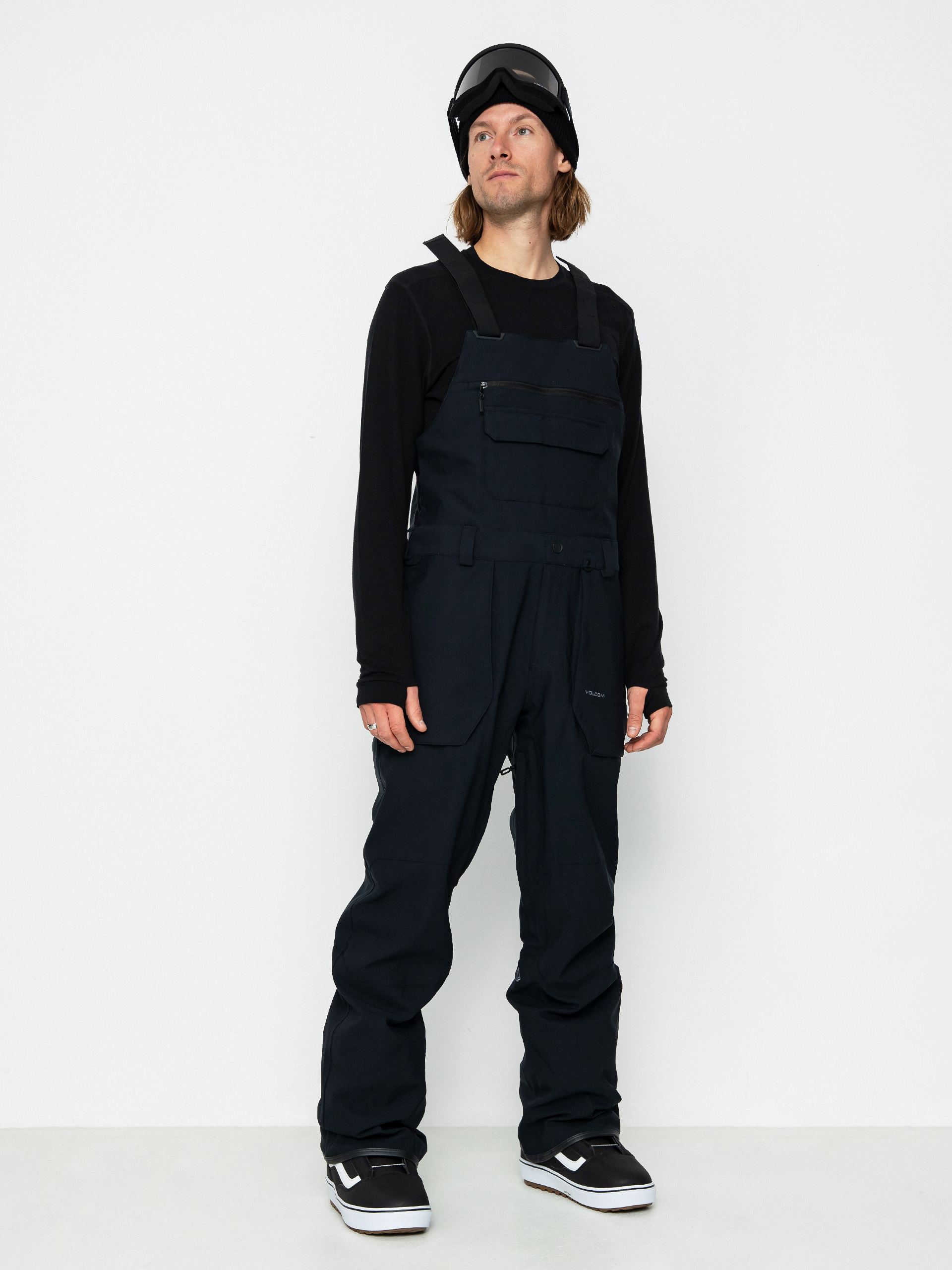 Férfi Volcom Roan Bib Overall Snowboard nadrág (black)