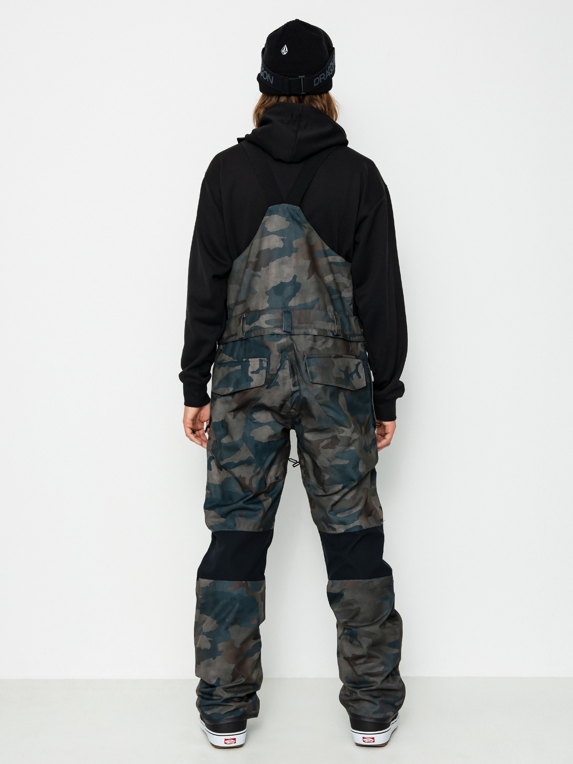 Férfi Volcom Roan Bib Overall Snowboard nadrág (cloudwash camo)