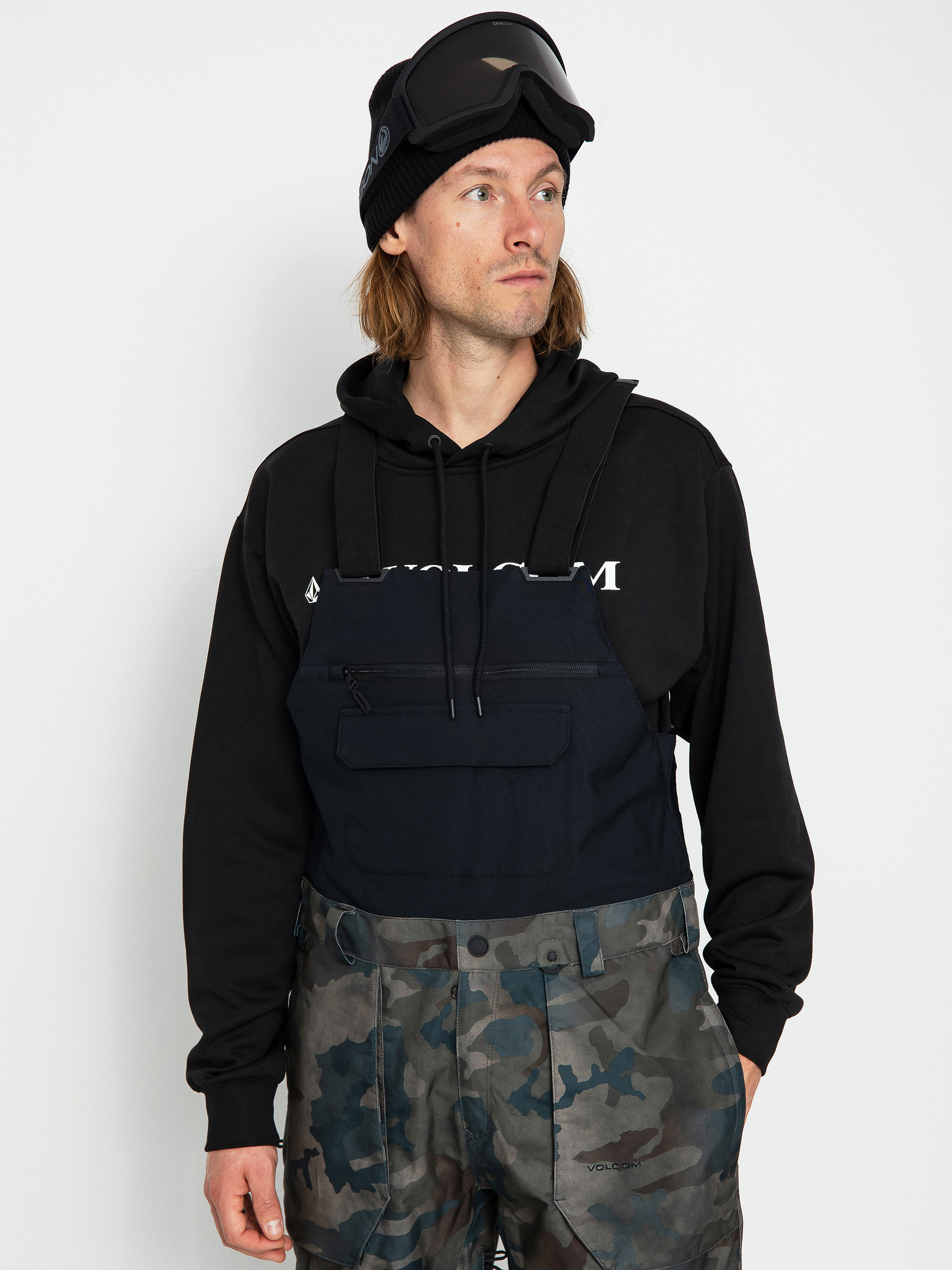 Férfi Volcom Roan Bib Overall Snowboard nadrág (cloudwash camo)