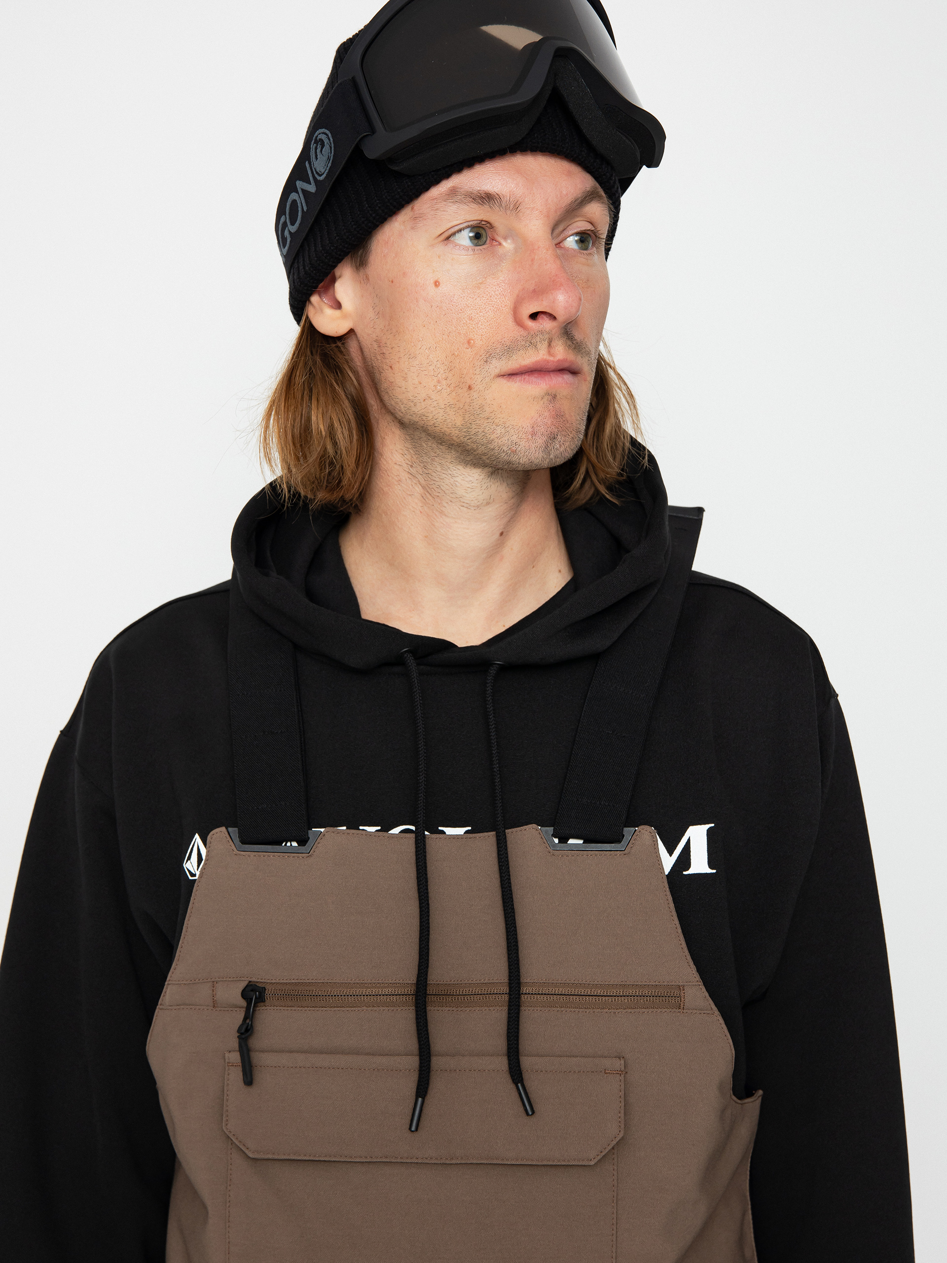 Férfi Volcom Roan Bib Overall Snowboard nadrág (teak)