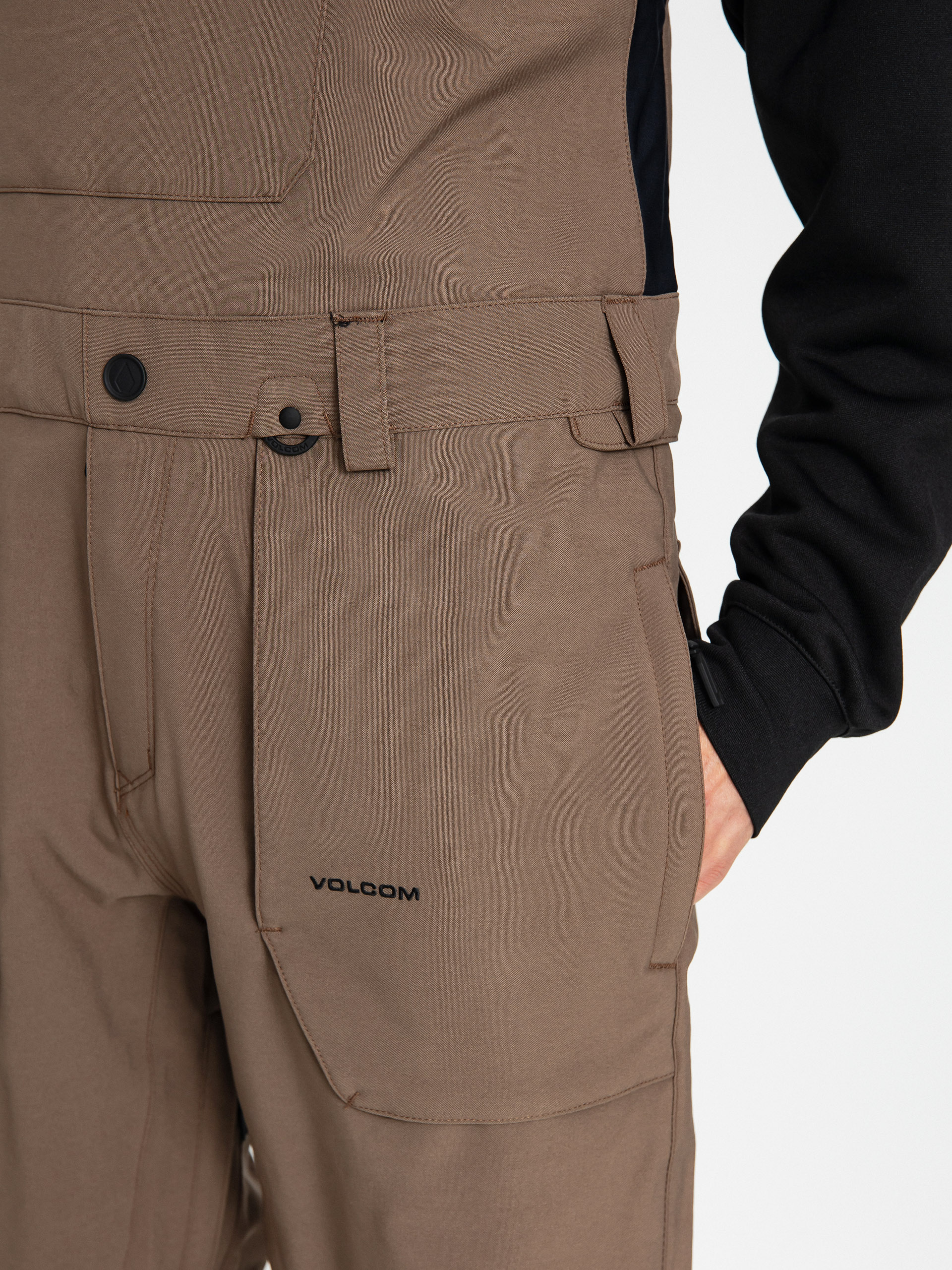 Férfi Volcom Roan Bib Overall Snowboard nadrág (teak)