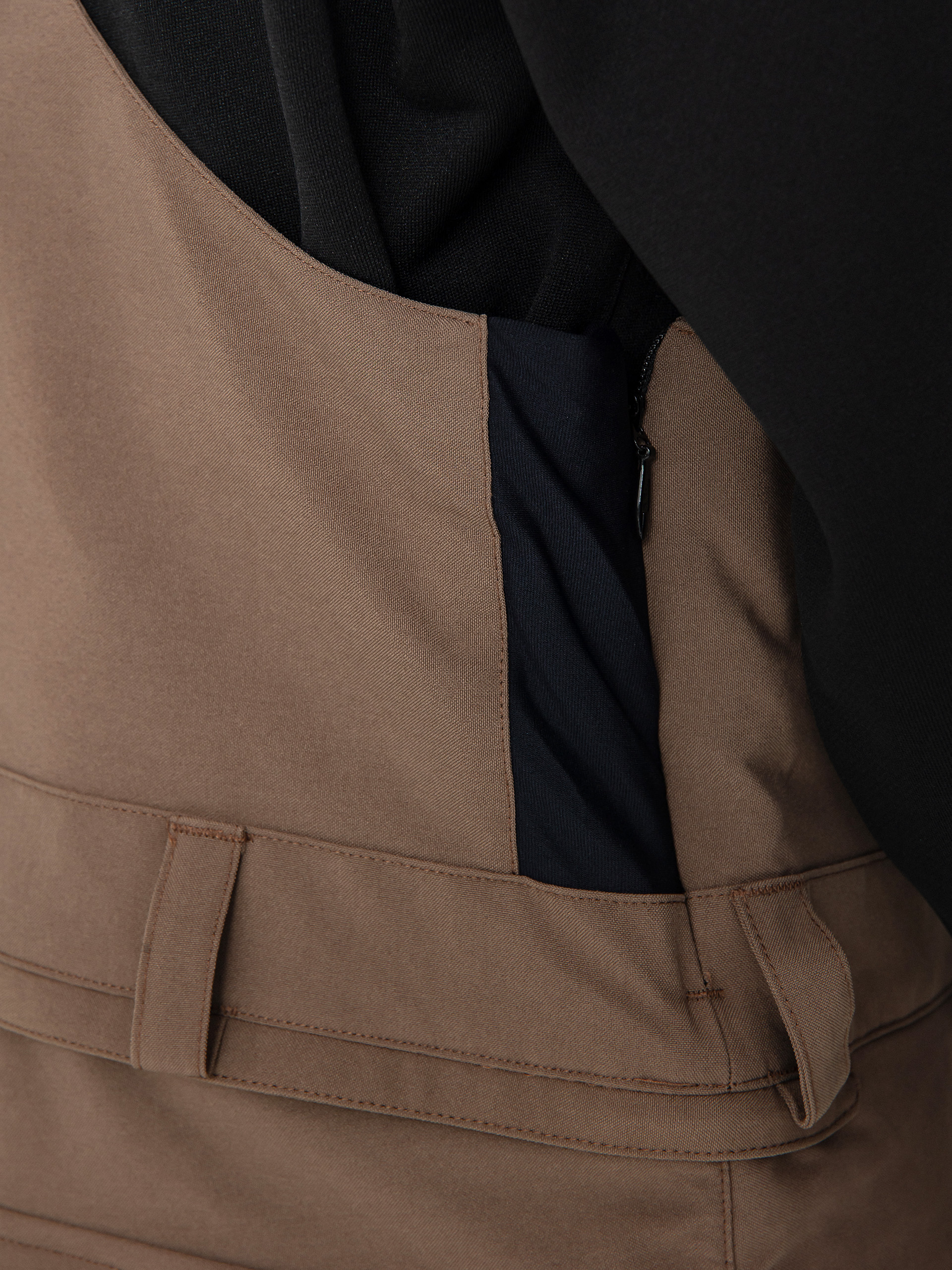 Férfi Volcom Roan Bib Overall Snowboard nadrág (teak)