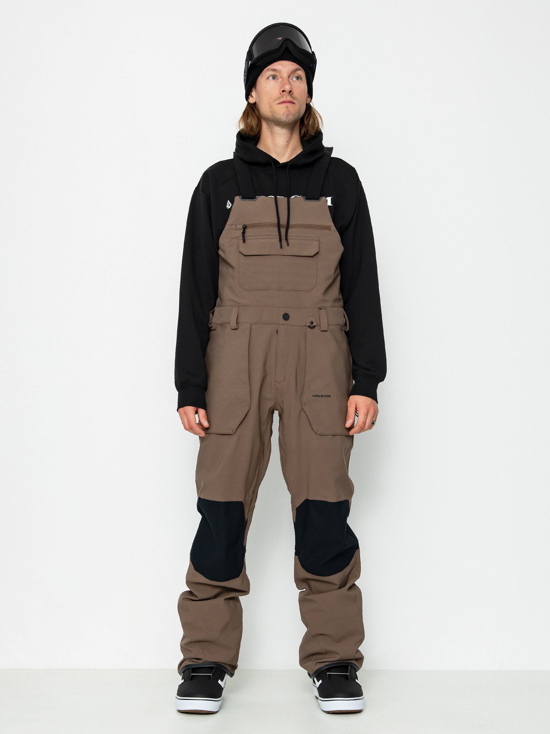 Férfi Volcom Roan Bib Overall Snowboard nadrág (teak)