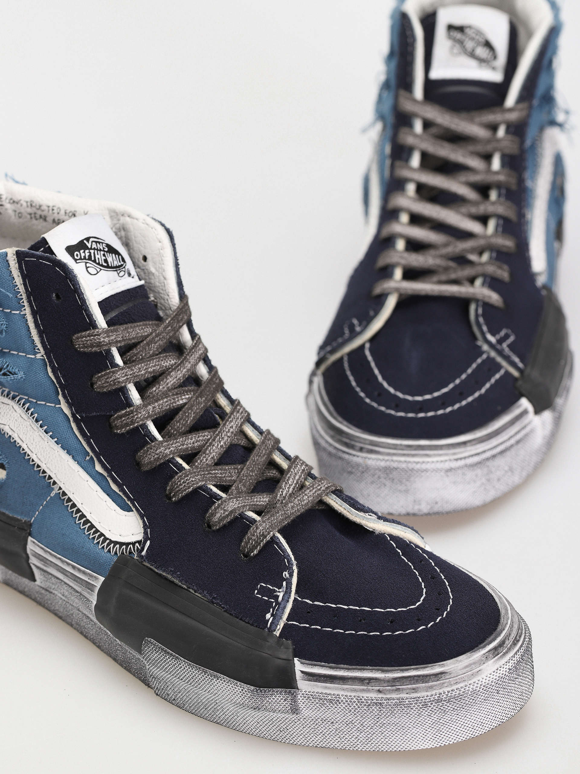 Vans Sk8 Hi Reconstruct Cipők (stressed check navy/stv navy)