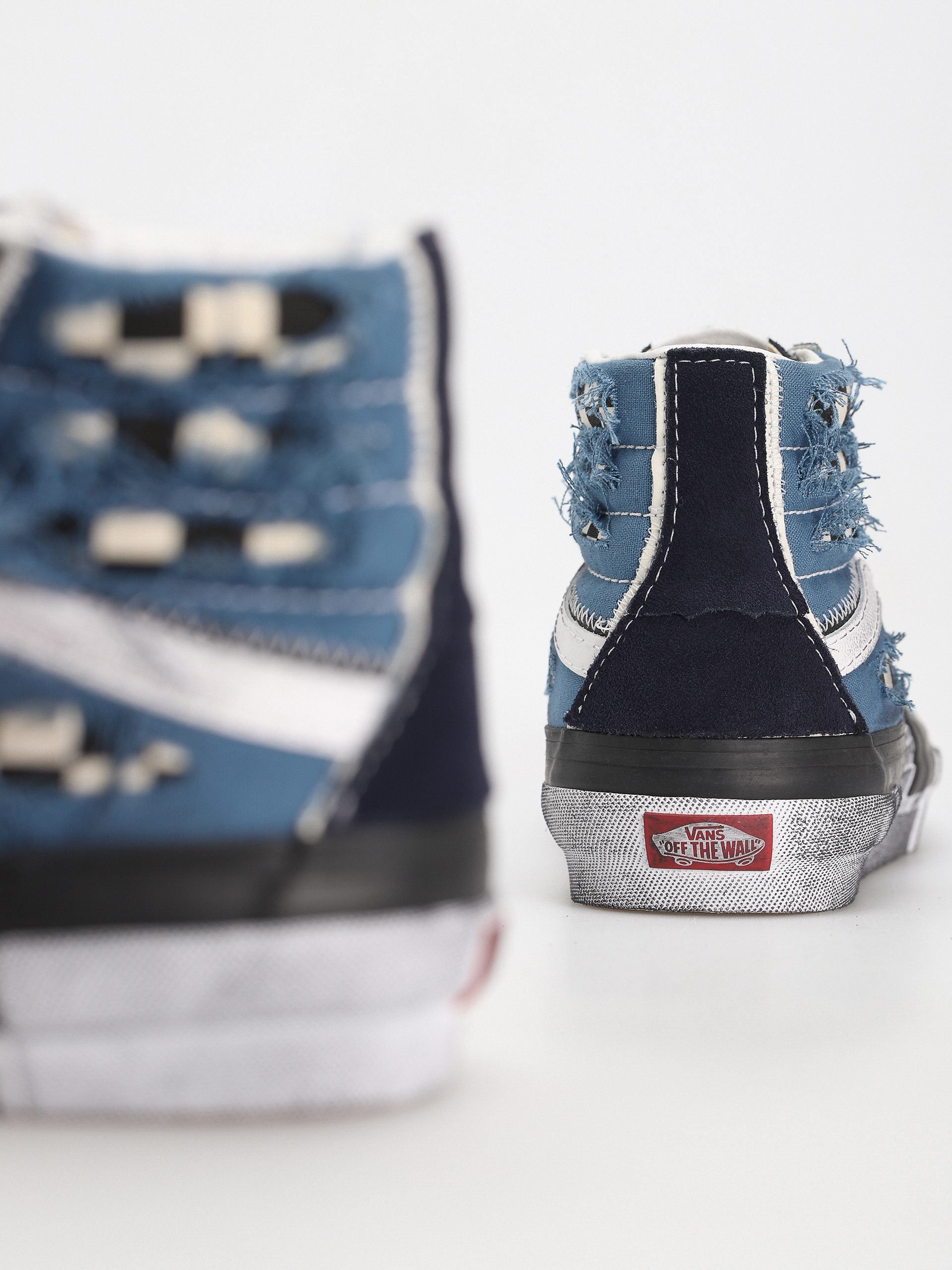 Vans Sk8 Hi Reconstruct Cipők (stressed check navy/stv navy)
