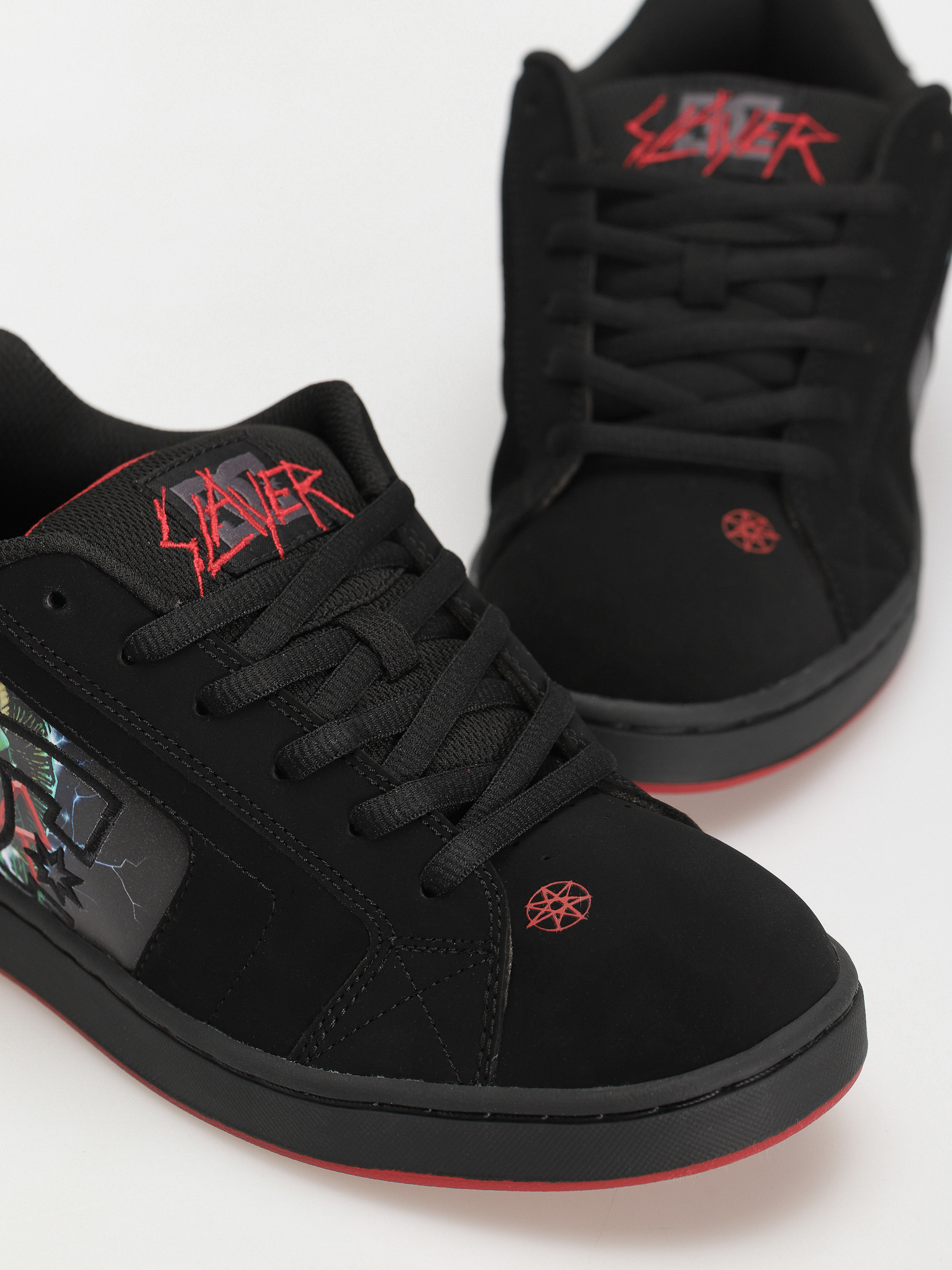 DC X Slayer Net Cipők (black/red)