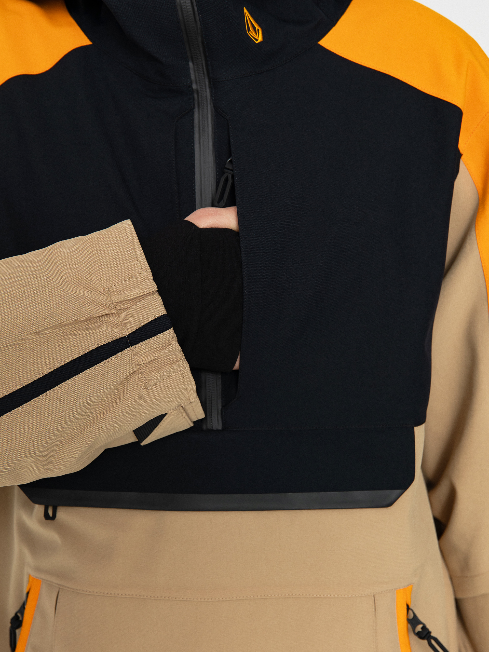 Férfi Volcom Brighton Pullover Snowboard dzseki (gold)