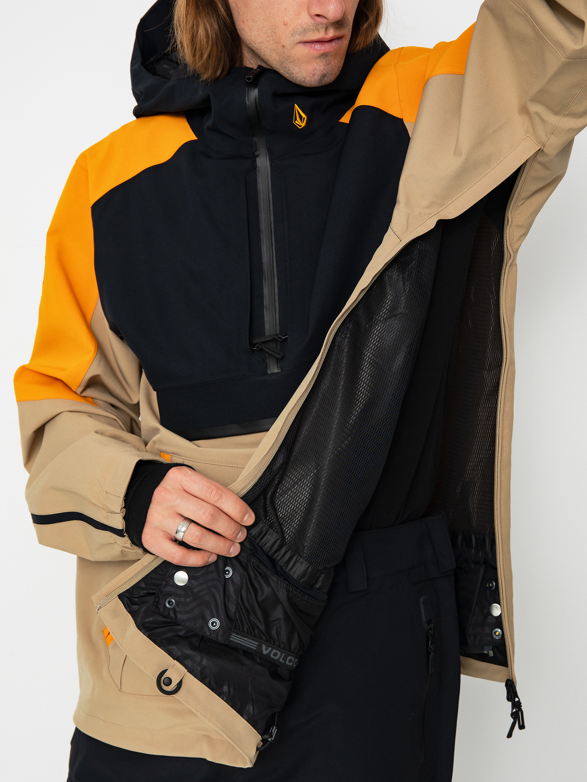 Férfi Volcom Brighton Pullover Snowboard dzseki (gold)