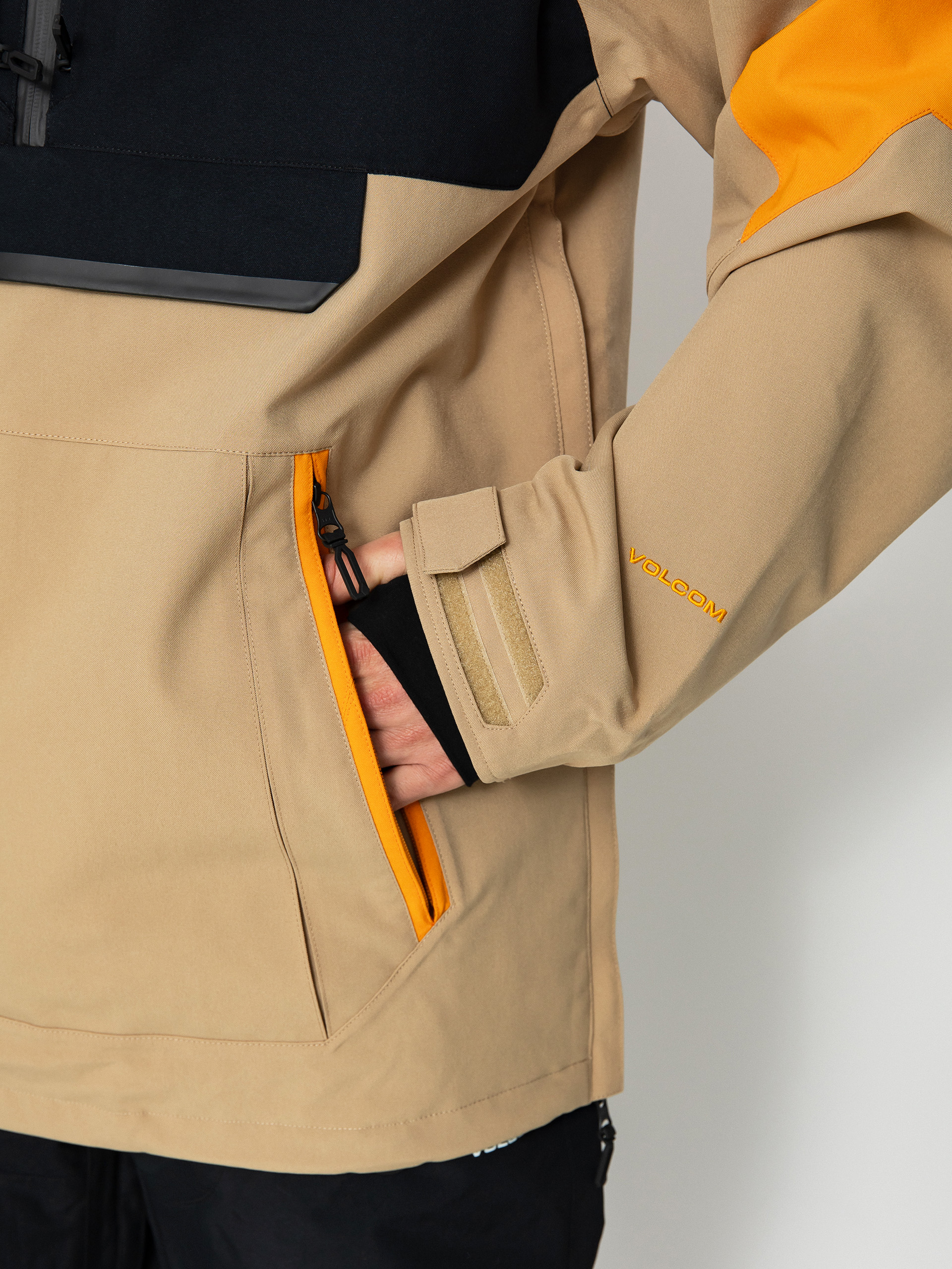 Férfi Volcom Brighton Pullover Snowboard dzseki (gold)