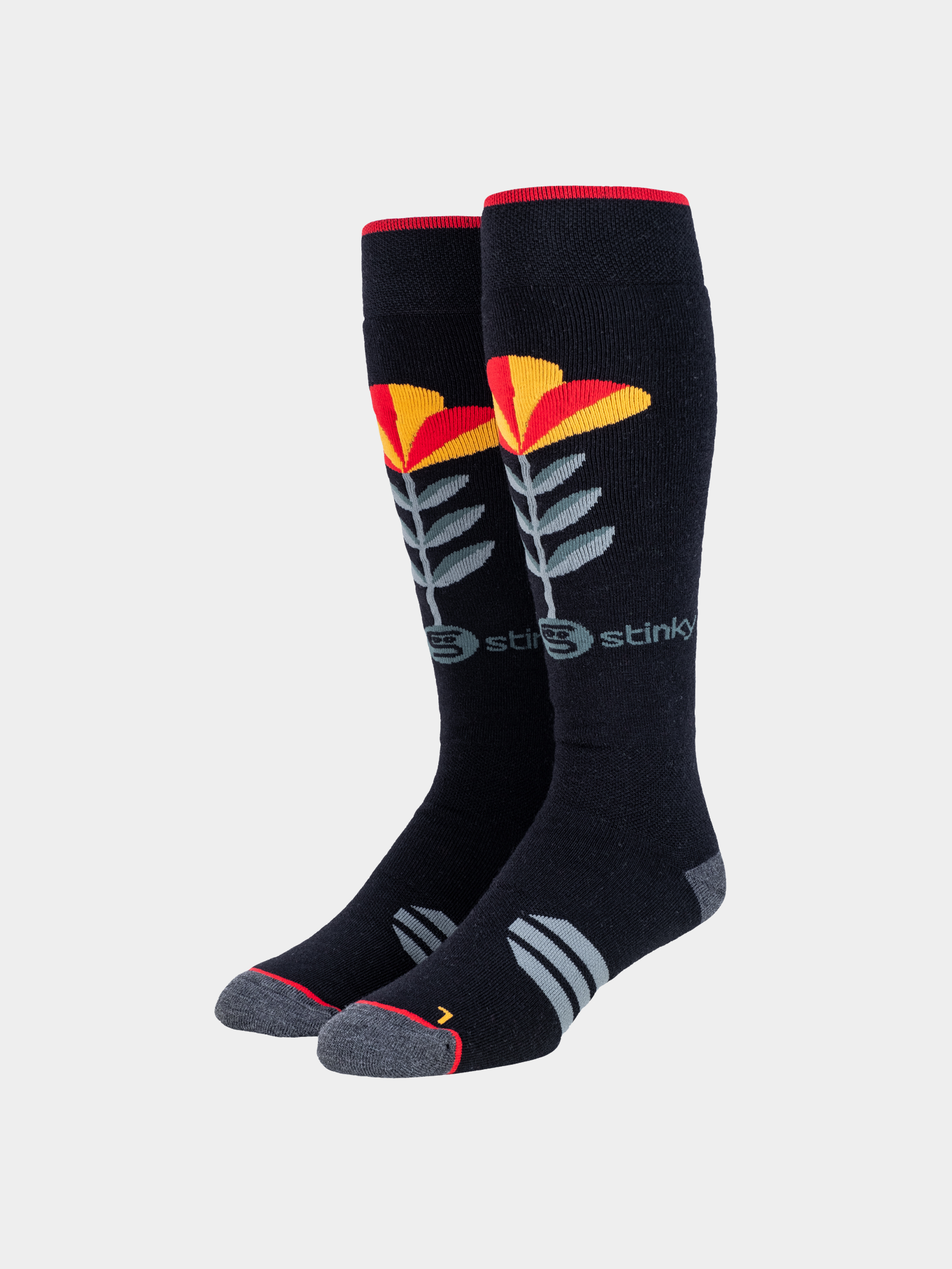 Stinky Socks Blooming Zokni (black)