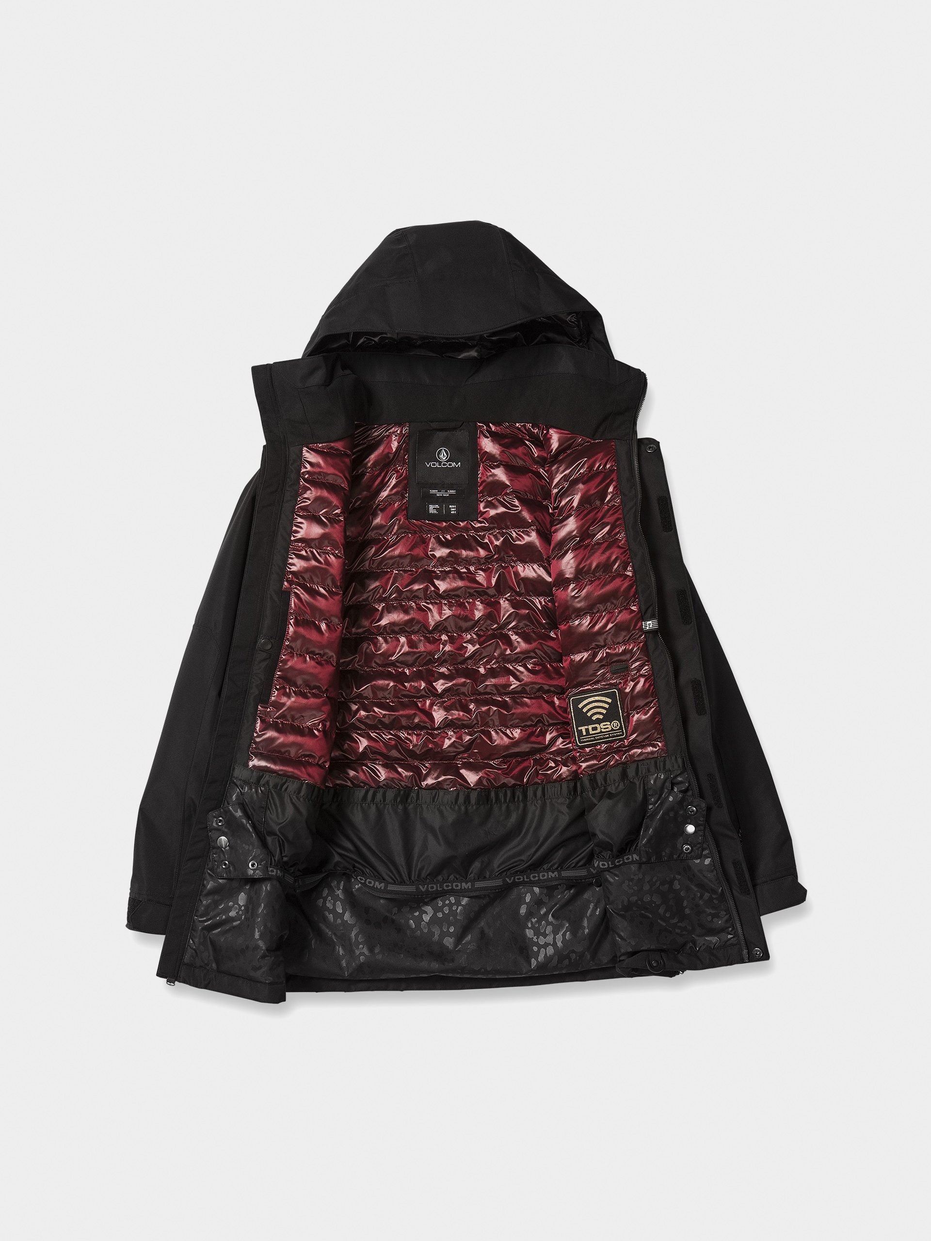 Női Volcom Paxson 2L Tds Inf Parka Snowboard dzseki (black)