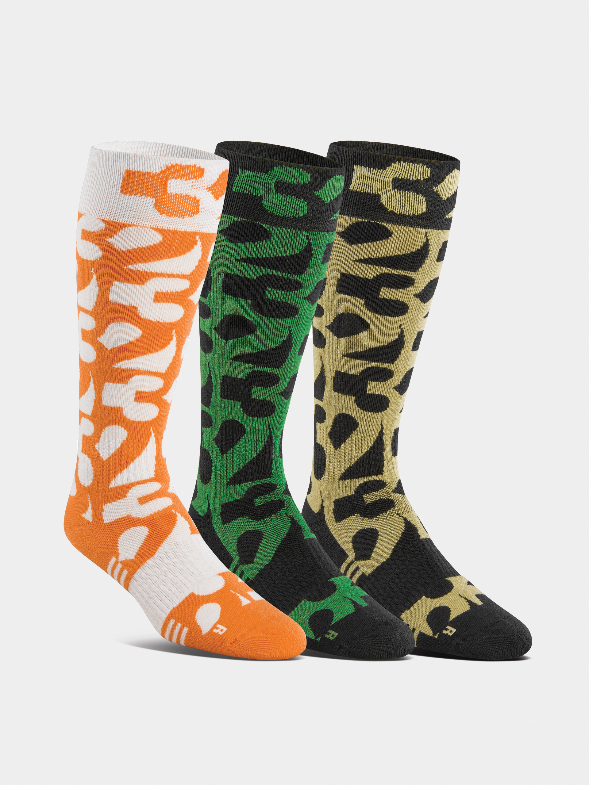 ThirtyTwo Cut Out 3 Pack Zokni (assorted)