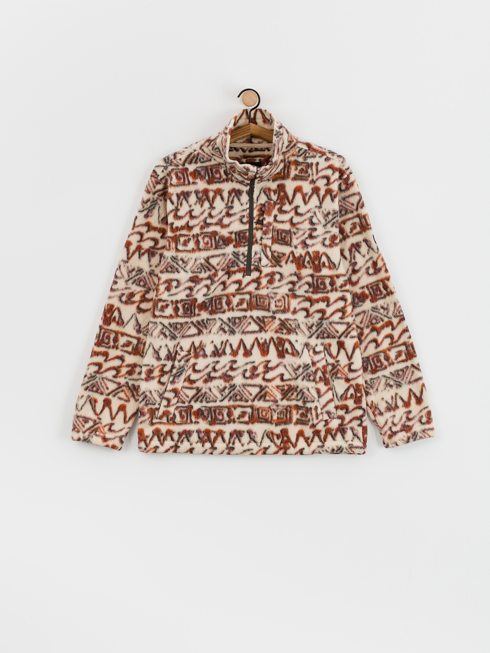 Férfi Billabong Boundary Mock Neck Polár pulóver (chino)