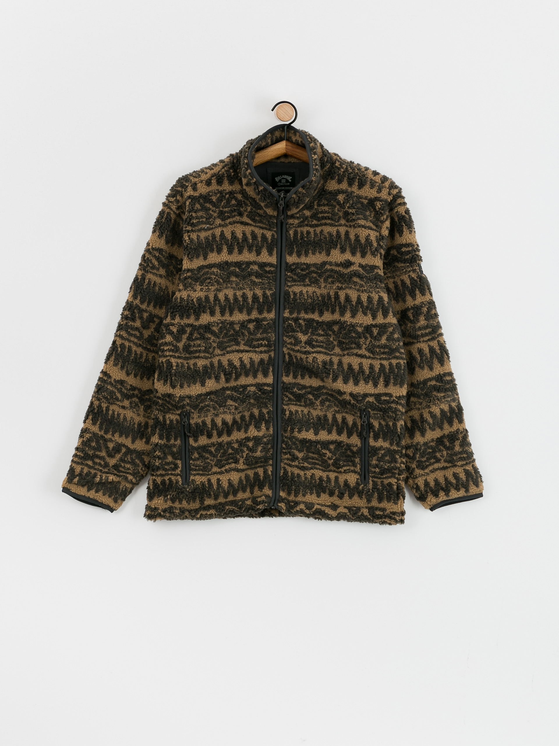 Férfi Billabong Boundary Switchback Zip Polár pulóver (gravel)