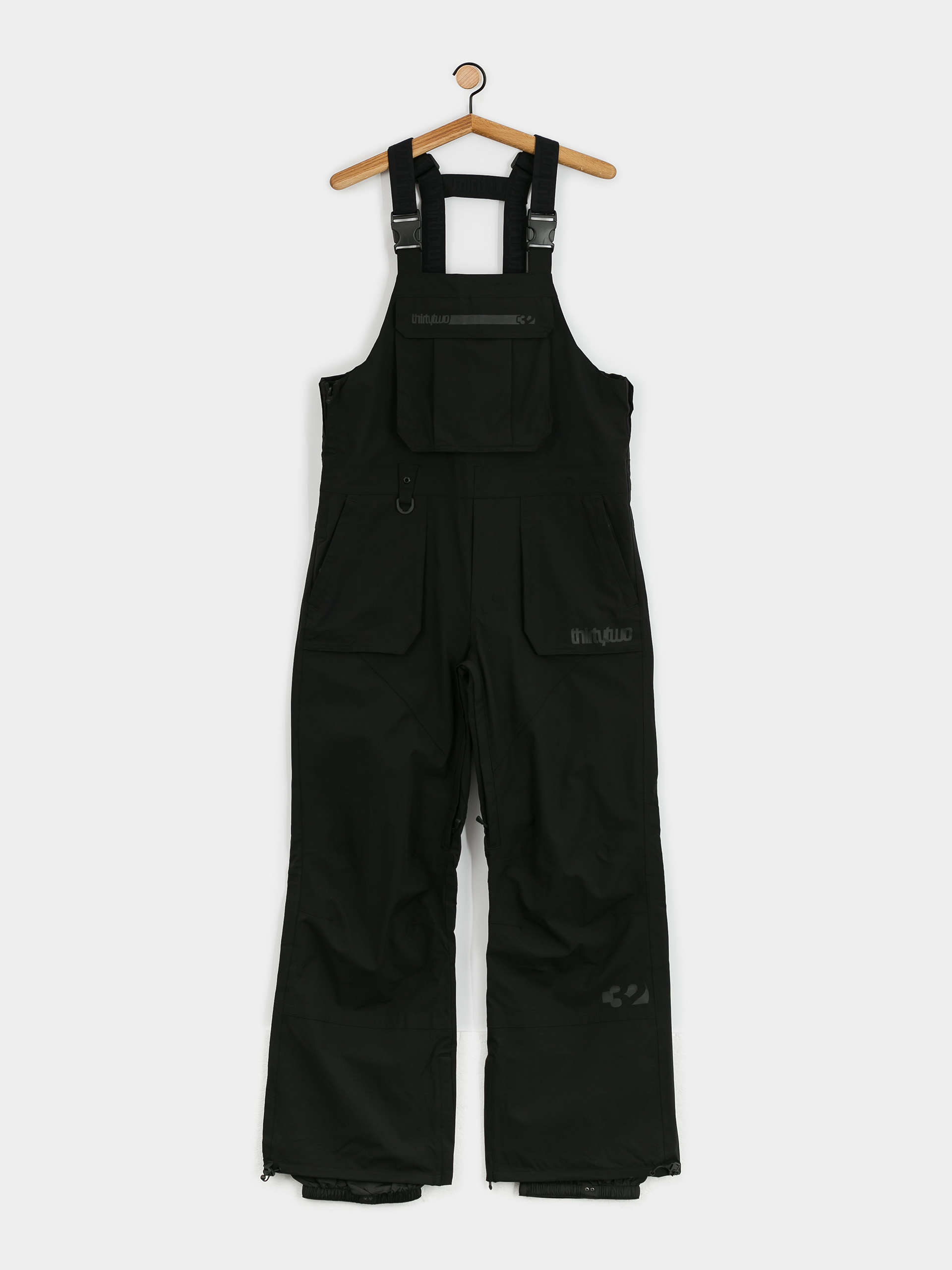 Férfi ThirtyTwo Basement Bib Snowboard nadrág (black)