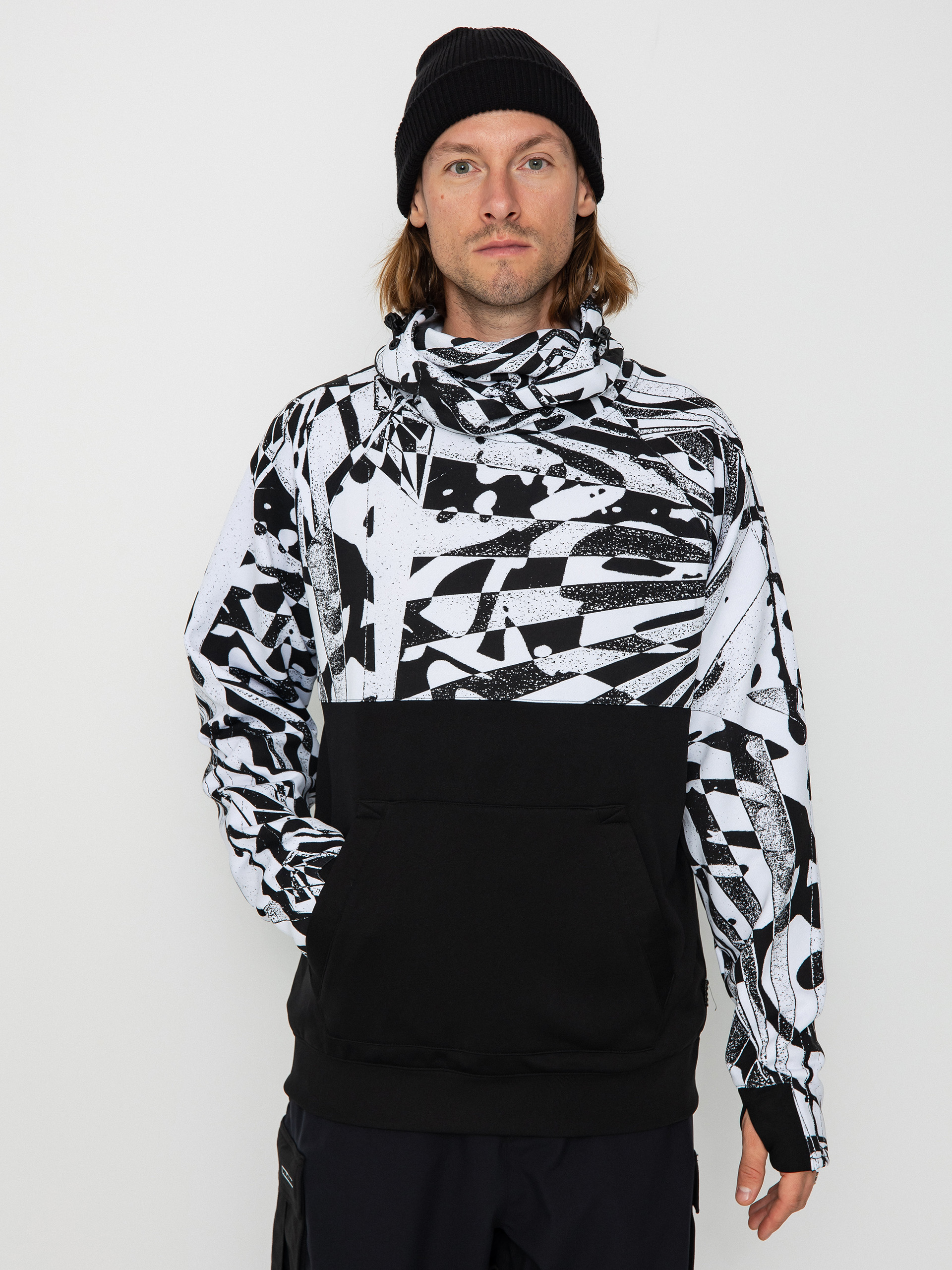 Férfi Volcom Hydro Riding HD Thermo pulóver (black white)