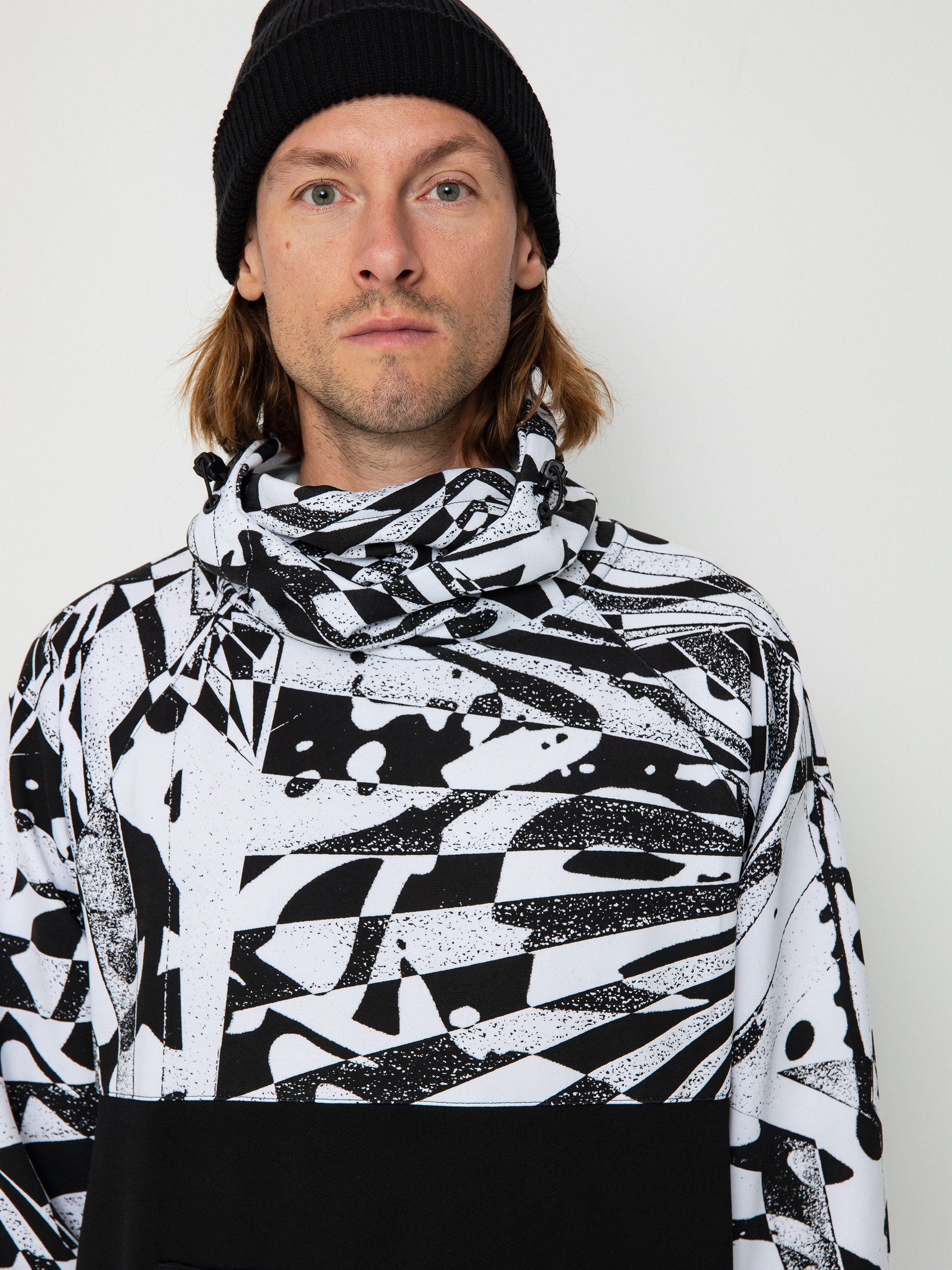 Férfi Volcom Hydro Riding HD Thermo pulóver (black white)