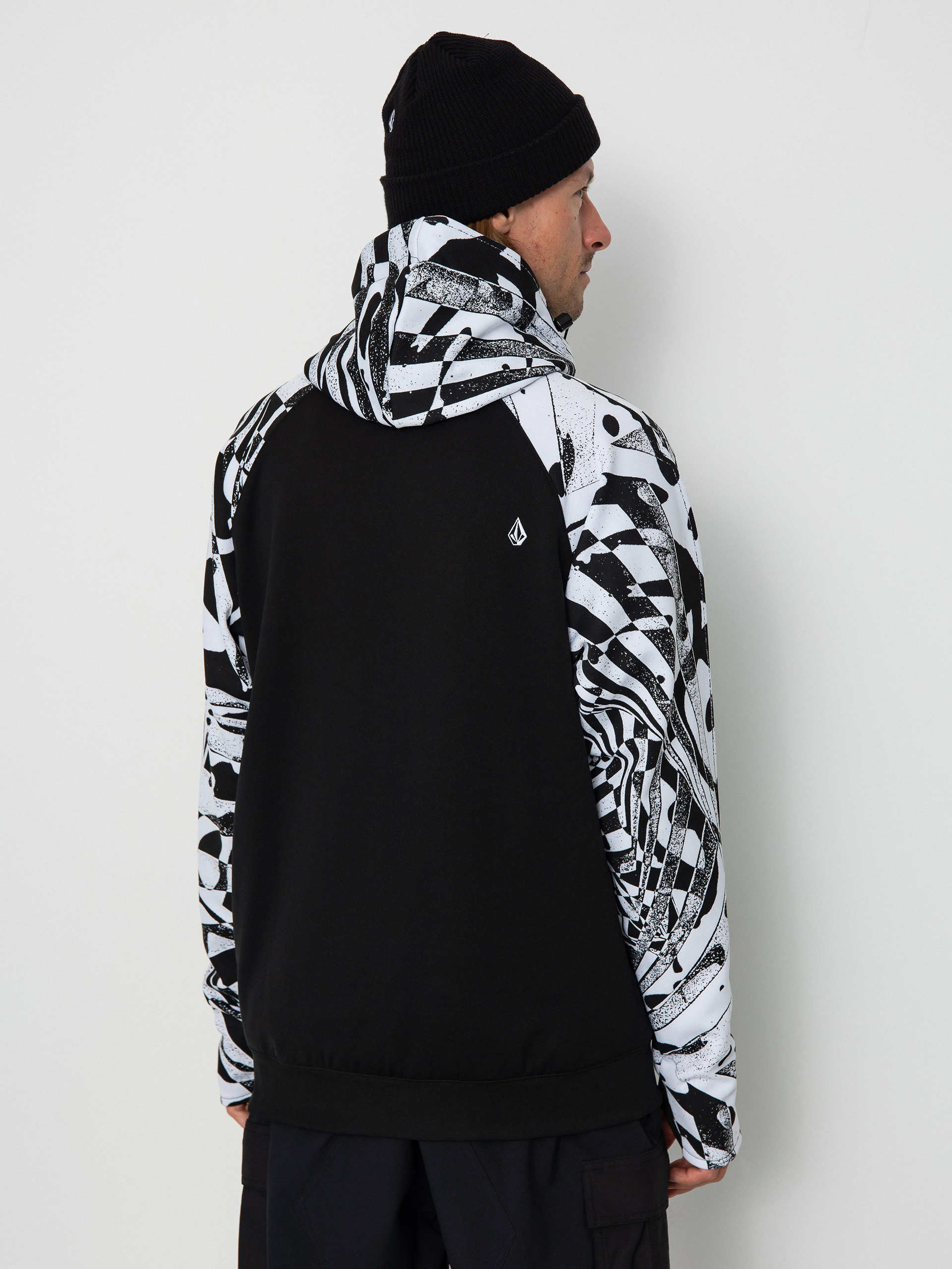 Férfi Volcom Hydro Riding HD Thermo pulóver (black white)