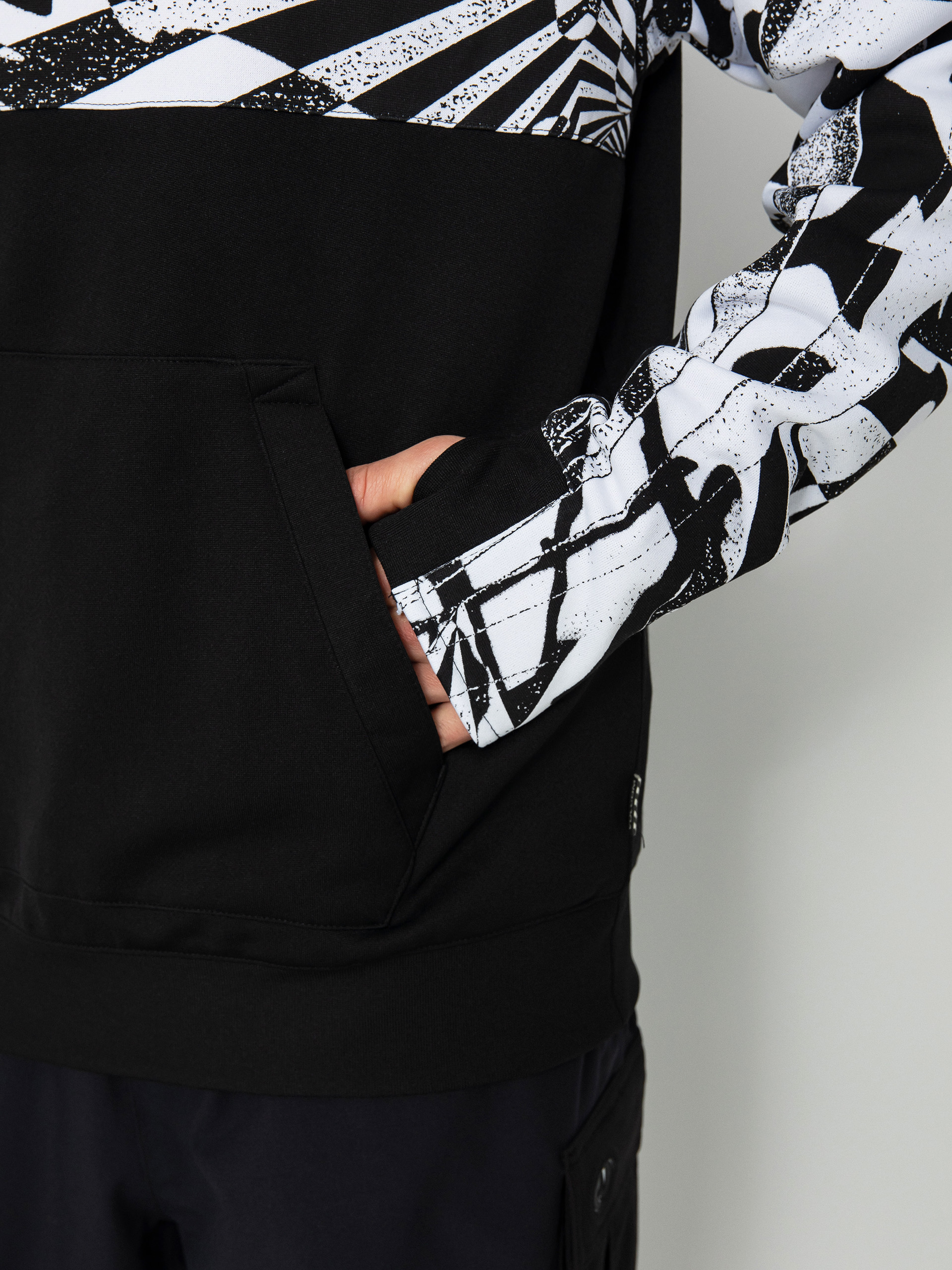 Férfi Volcom Hydro Riding HD Thermo pulóver (black white)