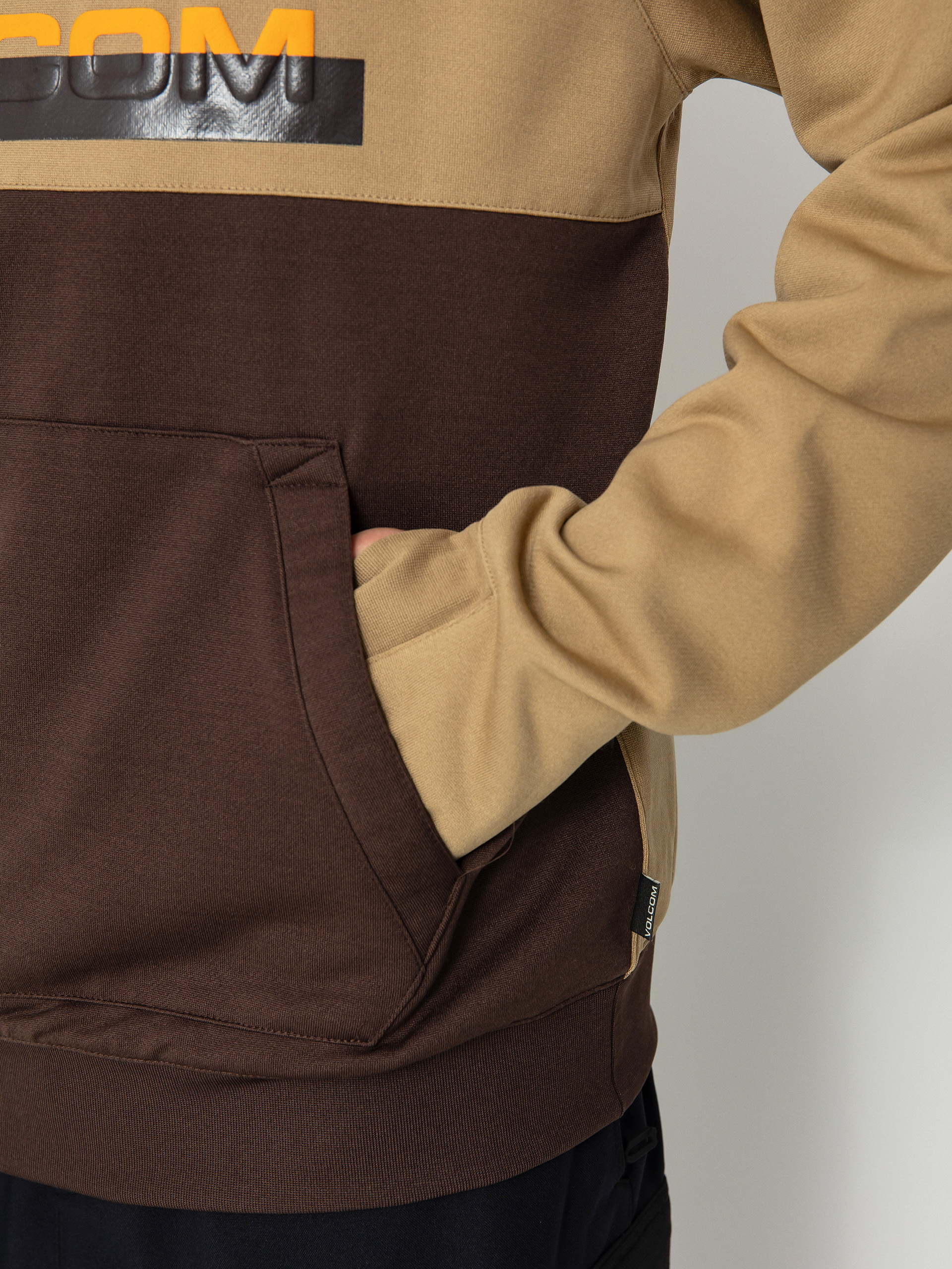 Férfi Volcom Hydro Riding HD Thermo pulóver (dark khaki)