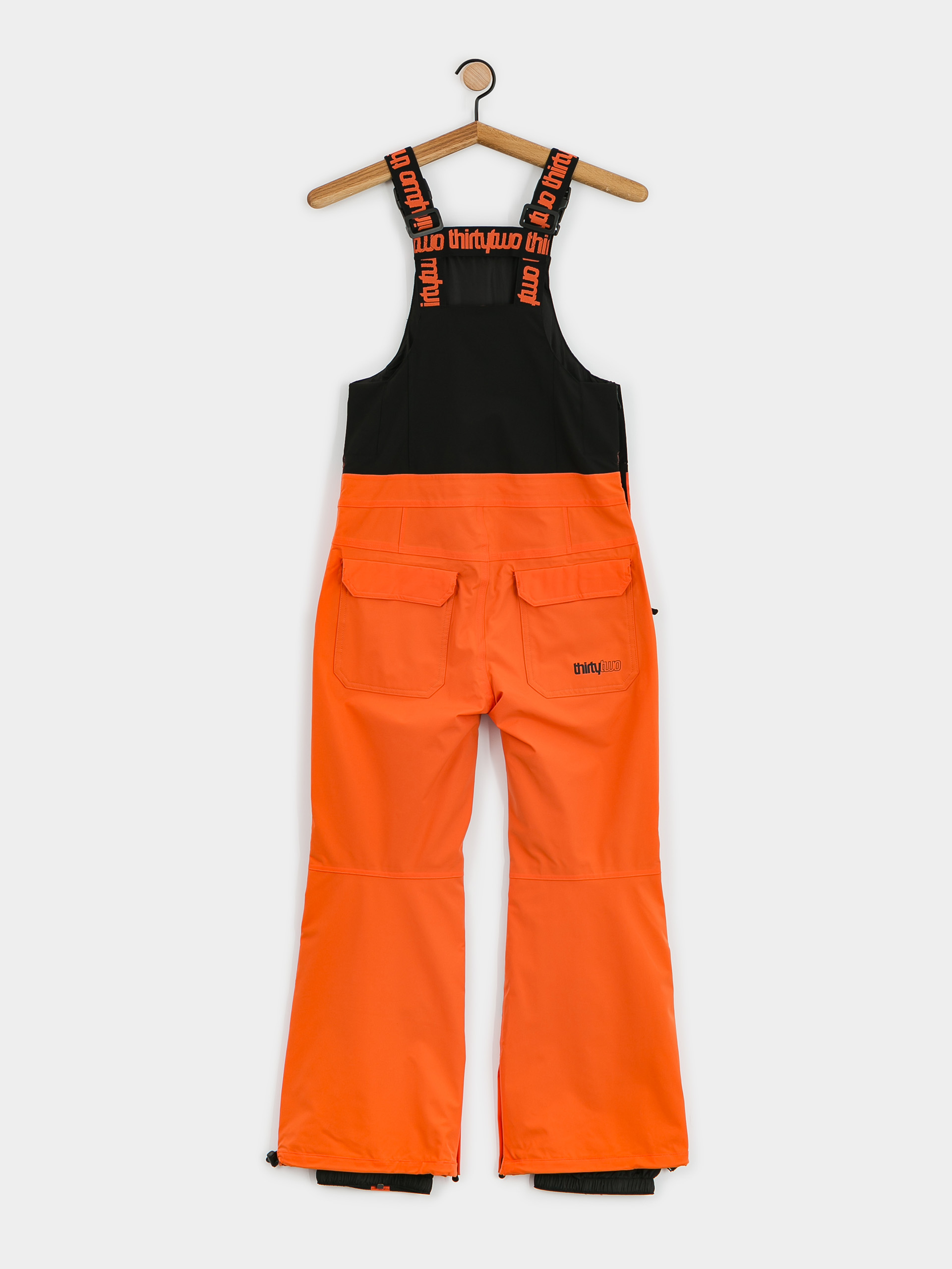 ThirtyTwo Youth Basement Bib JR Snowboard nadrág (black/orange)