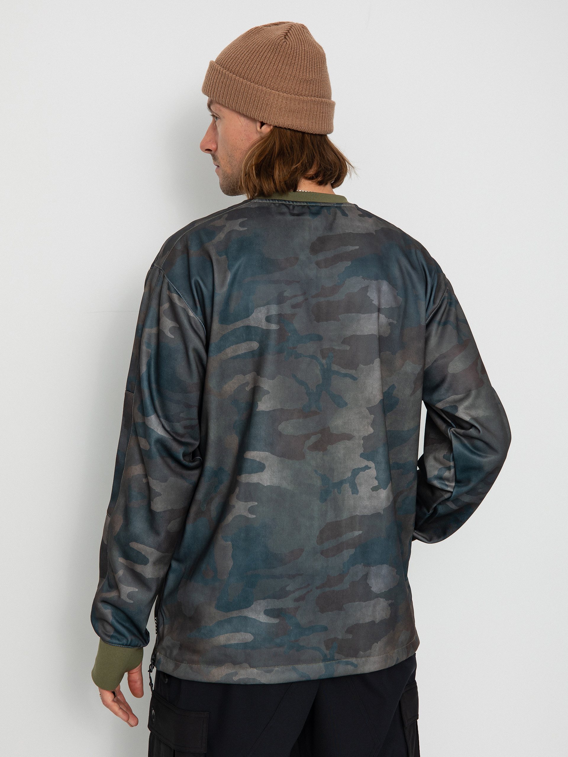 Férfi Volcom Hydro Riding Crew Thermo pulóver (cloudwash camo)