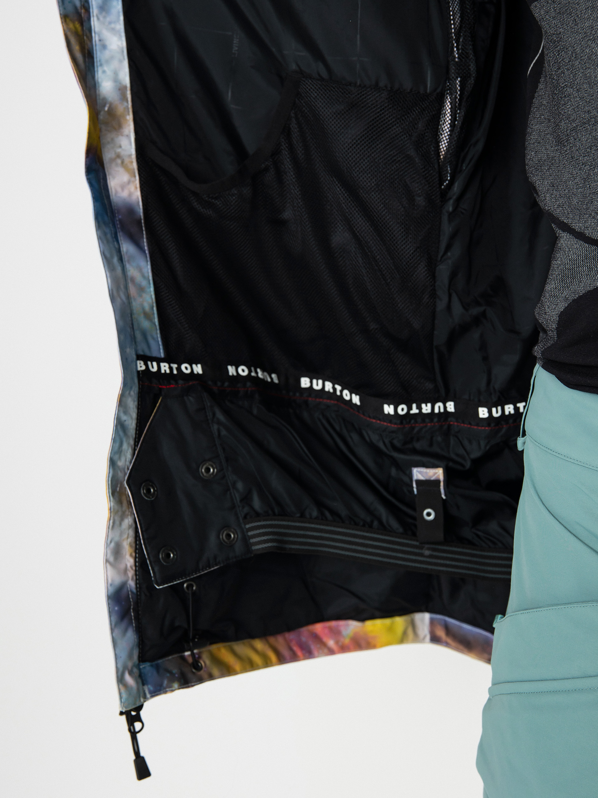 Férfi Burton Lodgepole Snowboard dzseki (stout white voyager)