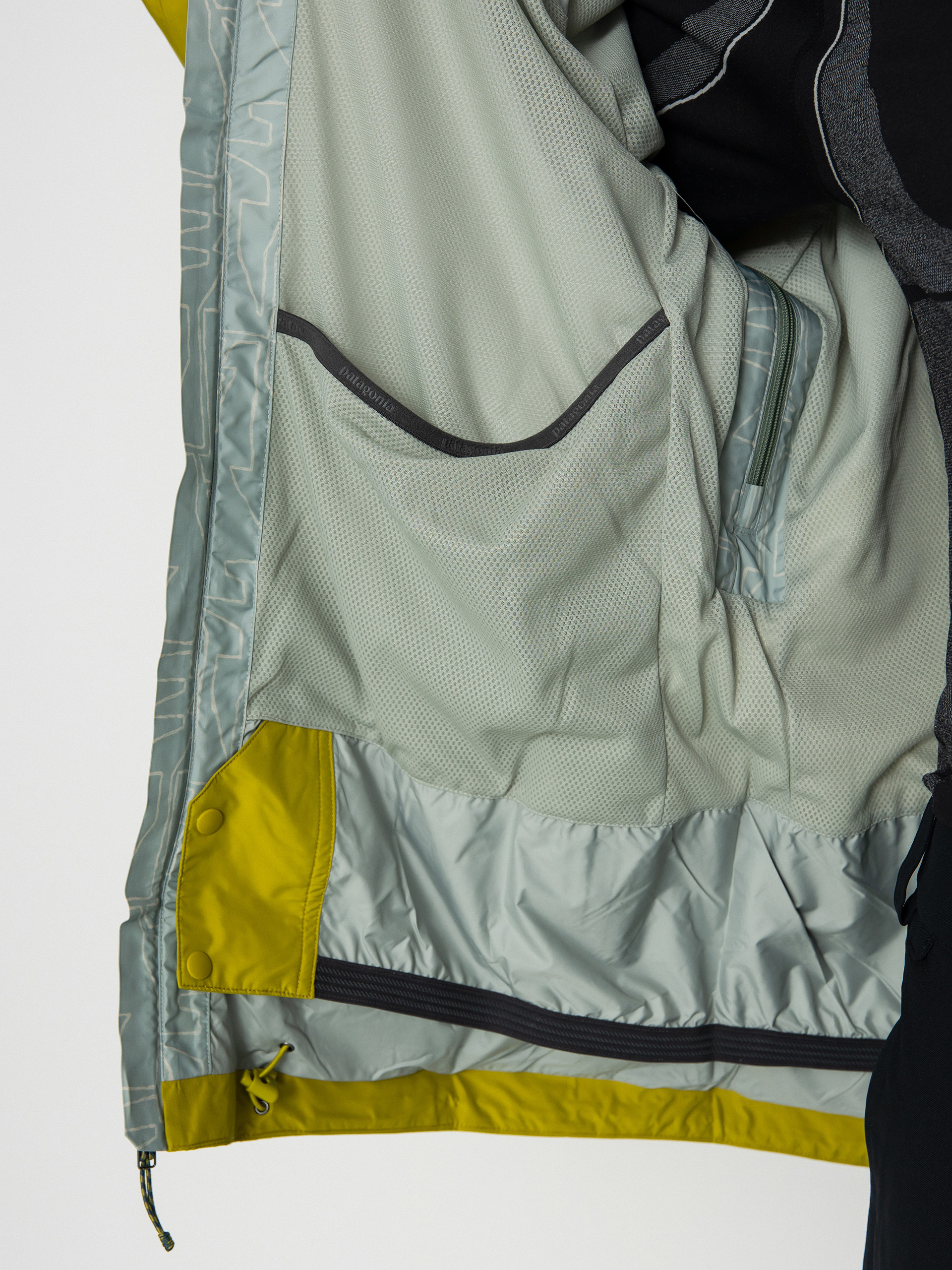 Férfi Patagonia Powder Town Snowboard dzseki (passage/sleet green)