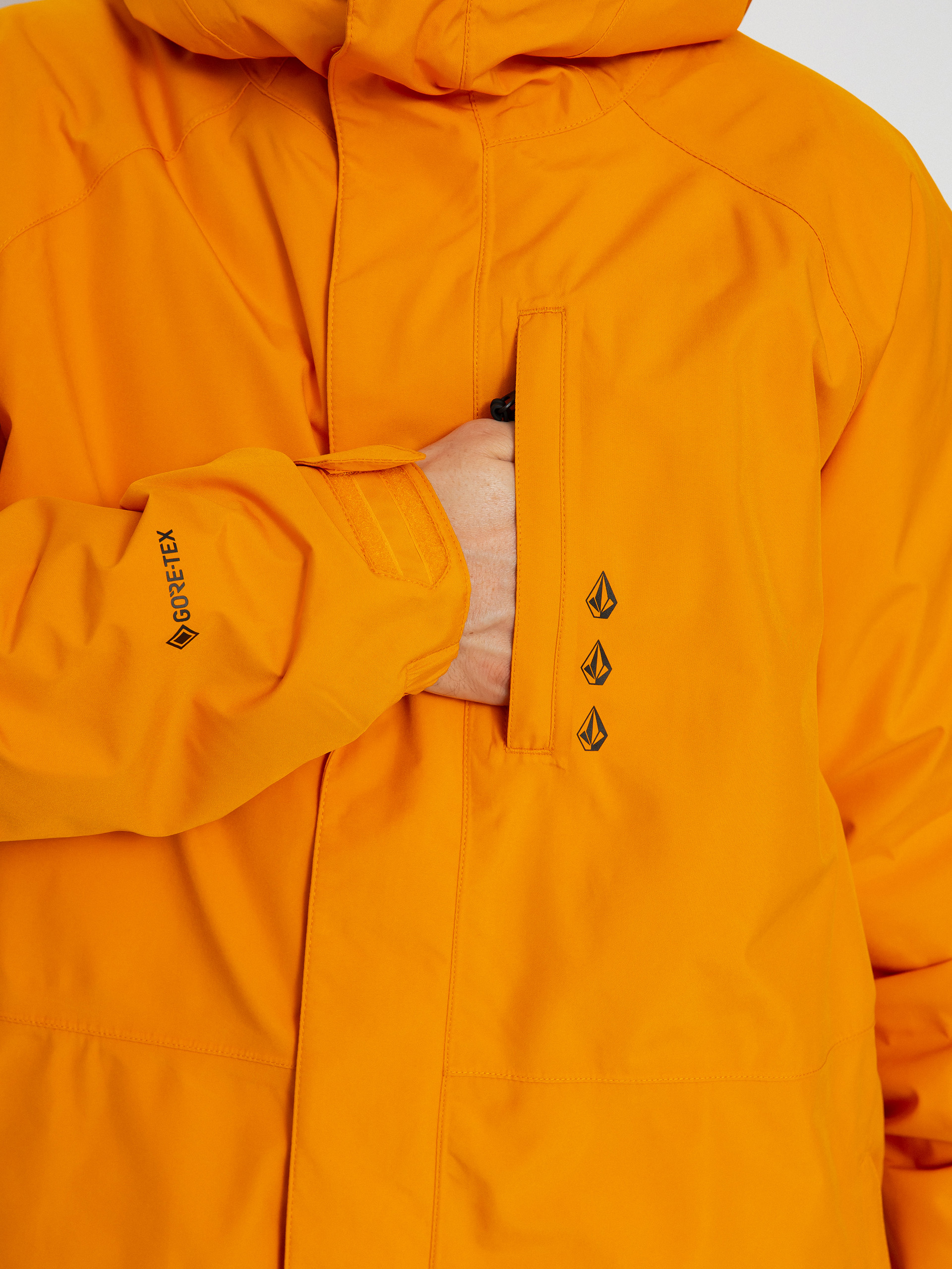 Férfi Volcom Dua Ins Gore Snowboard dzseki (gold)