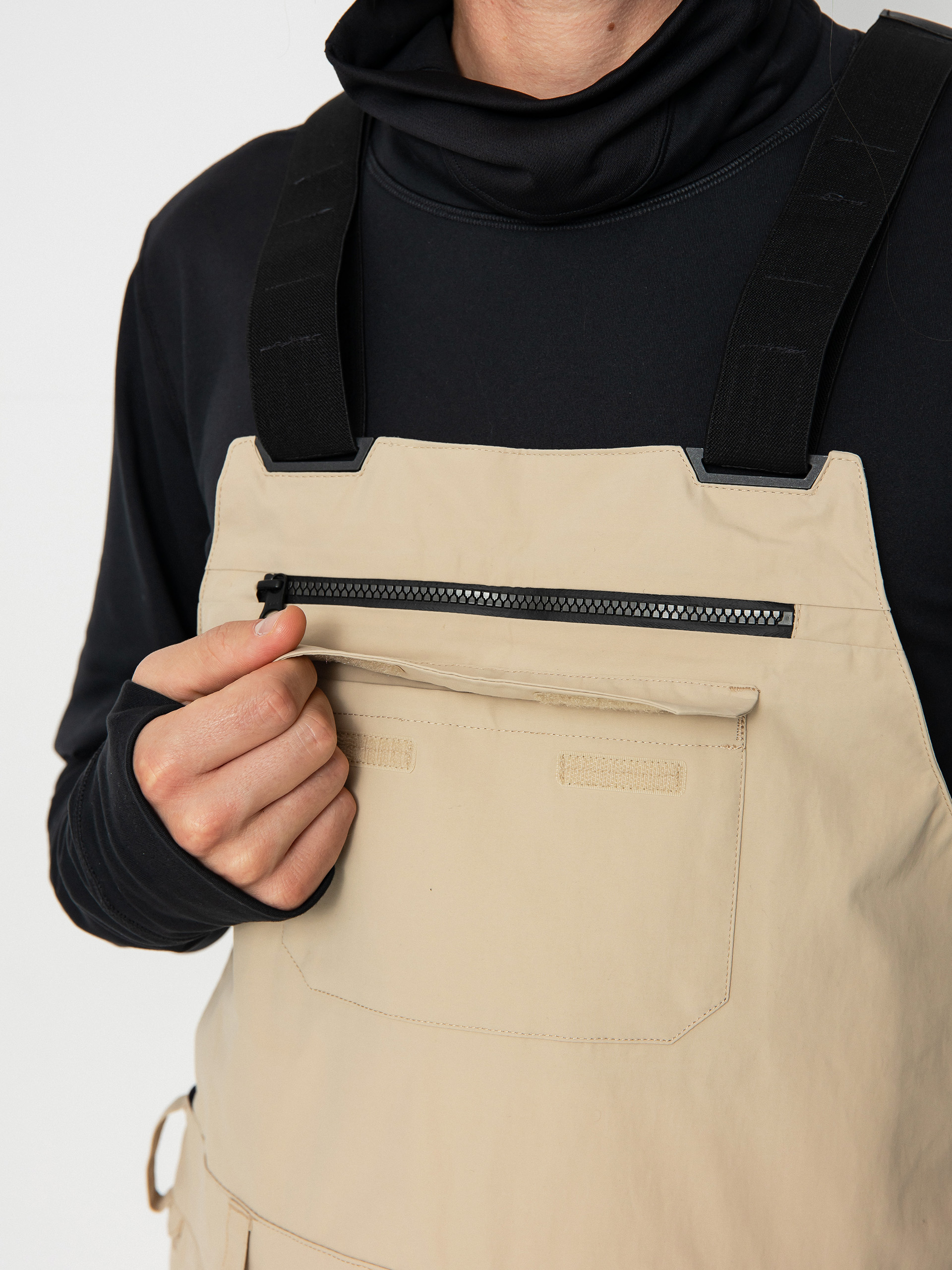 Férfi Volcom Rain Gore Tex Bib Overall Snowboard nadrág (khakiest)