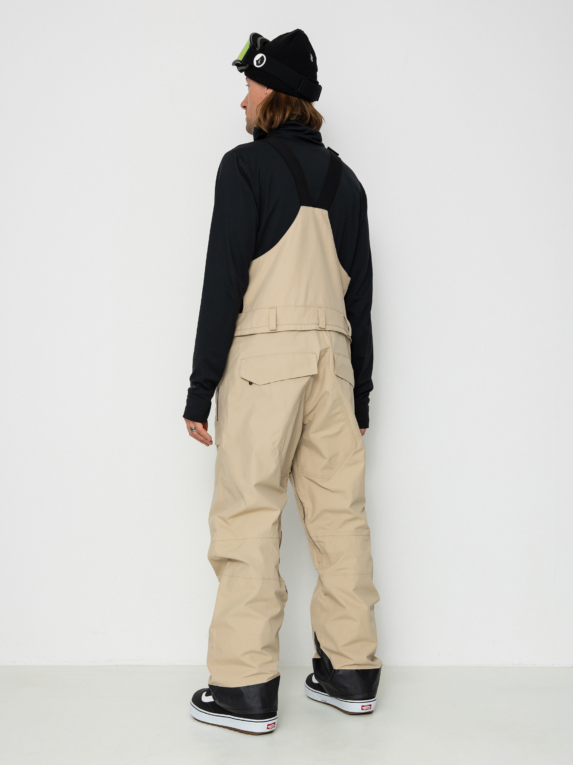 Férfi Volcom Rain Gore Tex Bib Overall Snowboard nadrág (khakiest)