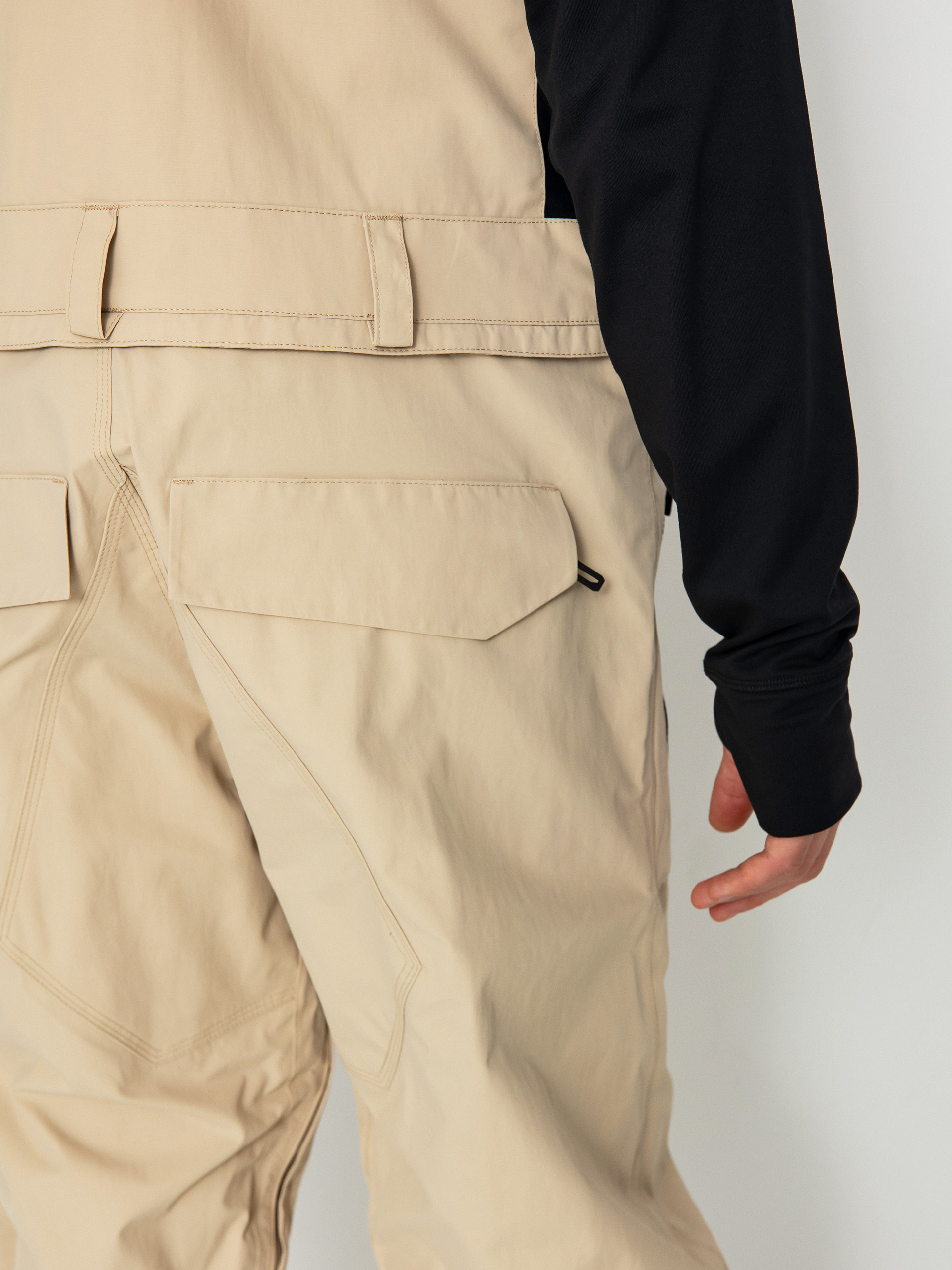 Férfi Volcom Rain Gore Tex Bib Overall Snowboard nadrág (khakiest)