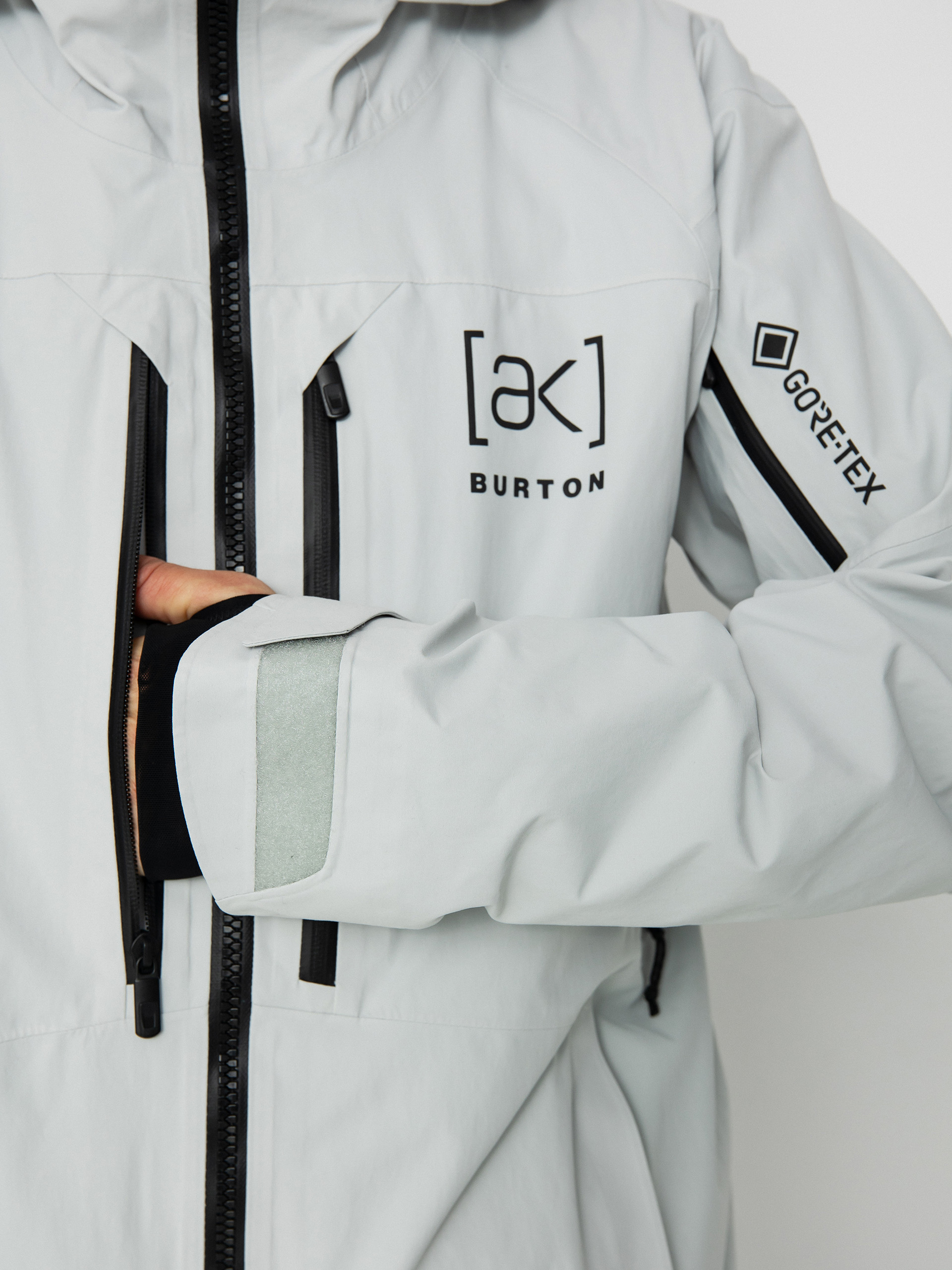 Férfi Burton Ak Gore Tex Cyclic Snowboard dzseki (gray cloud)