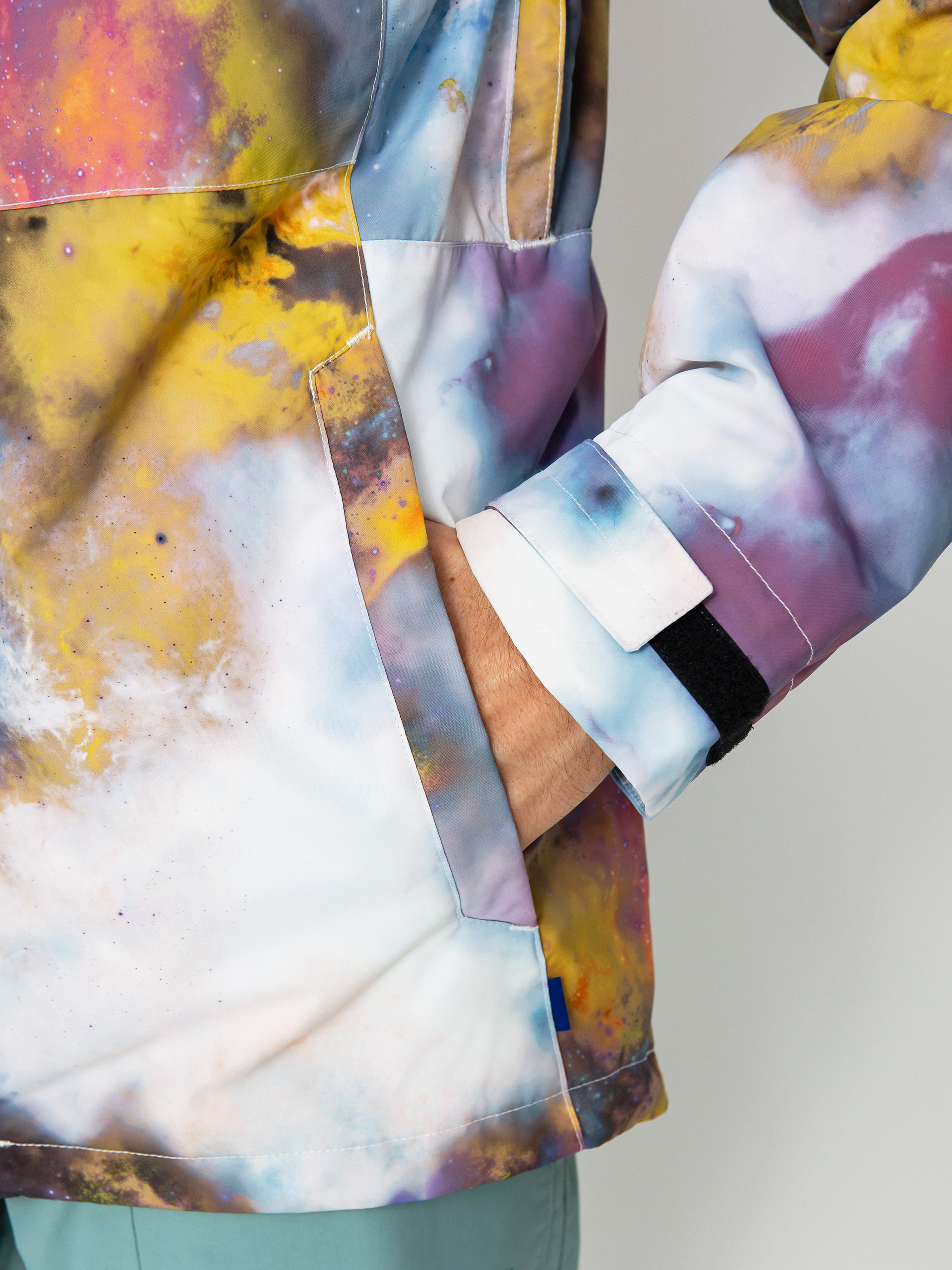 Férfi Burton Lodgepole Snowboard dzseki (stout white voyager)