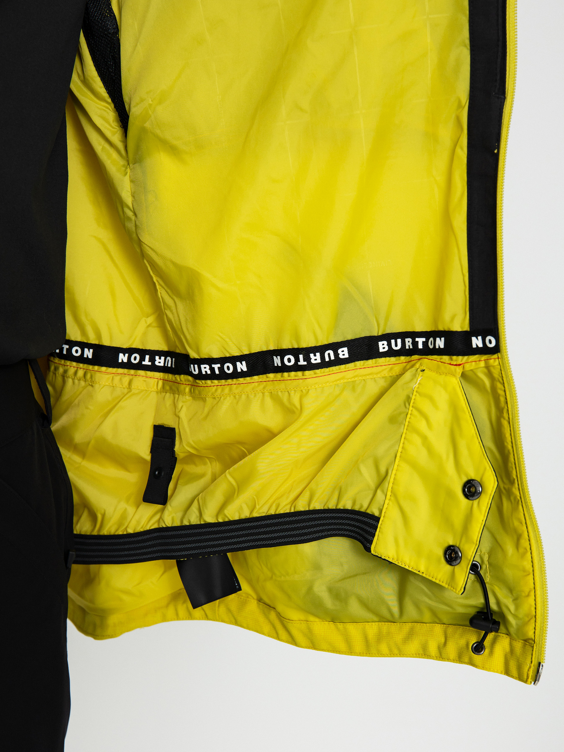 Férfi Burton Lodgepole Snowboard dzseki (true black/sulfur)