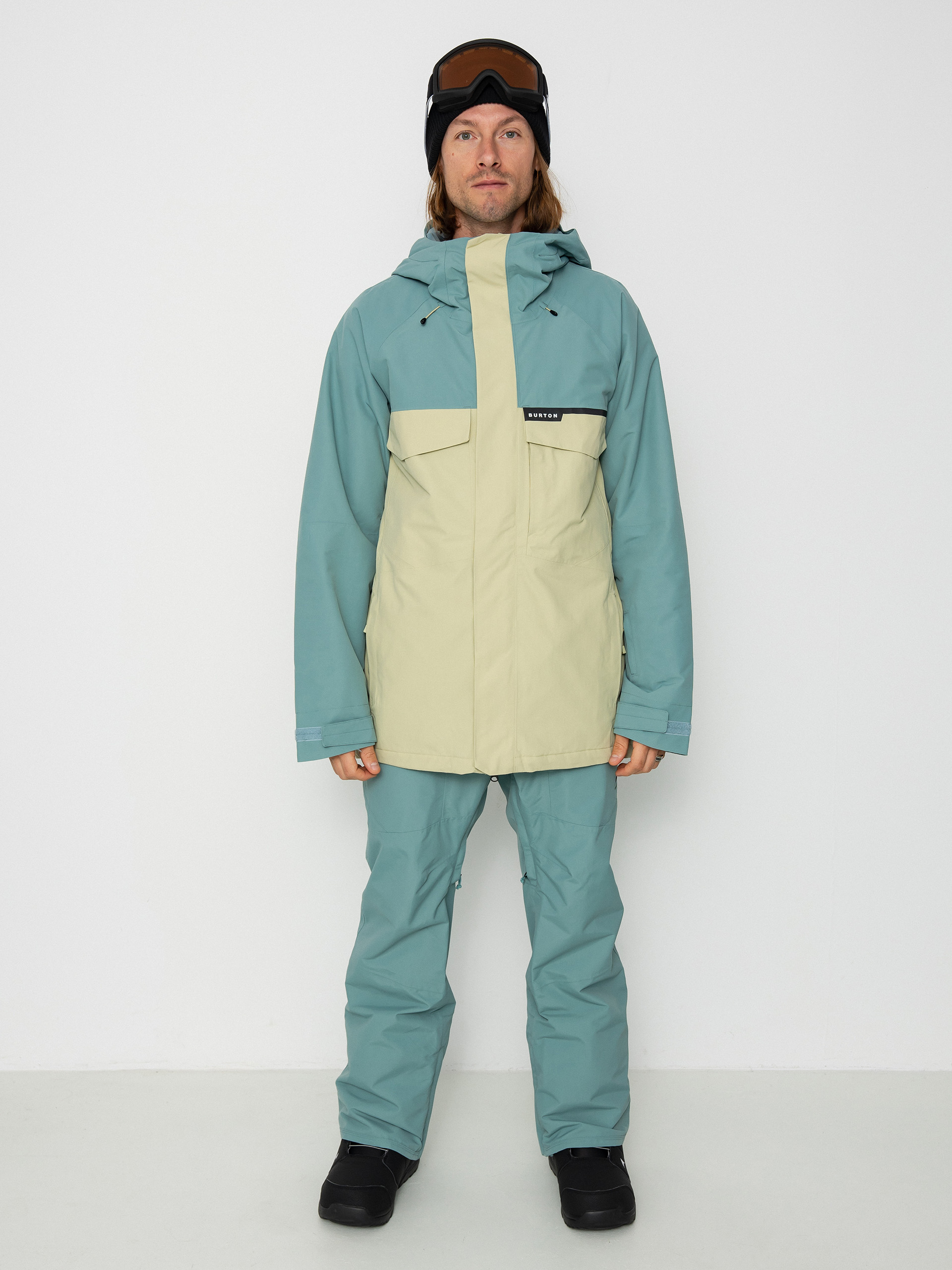 Férfi Burton Covert 2.0 Snowboard dzseki (rock lichen/mushroom)