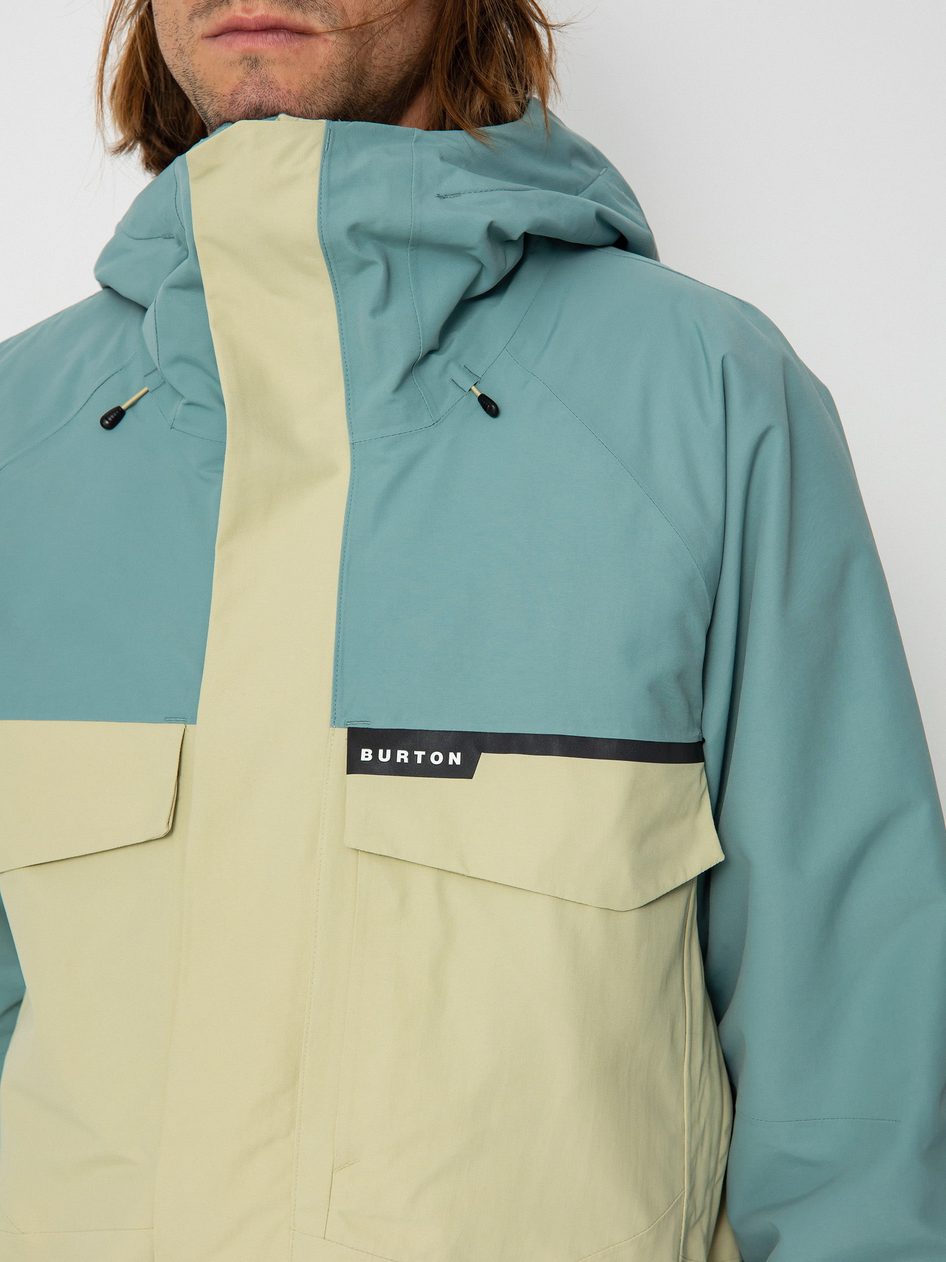 Férfi Burton Covert 2.0 Snowboard dzseki (rock lichen/mushroom)