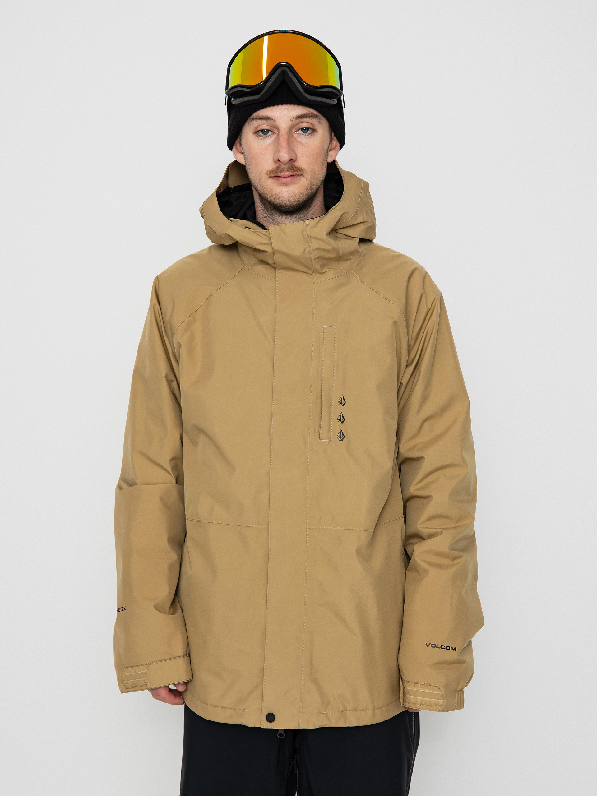 Férfi Volcom Dua Ins Gore Snowboard dzseki (dark khaki)