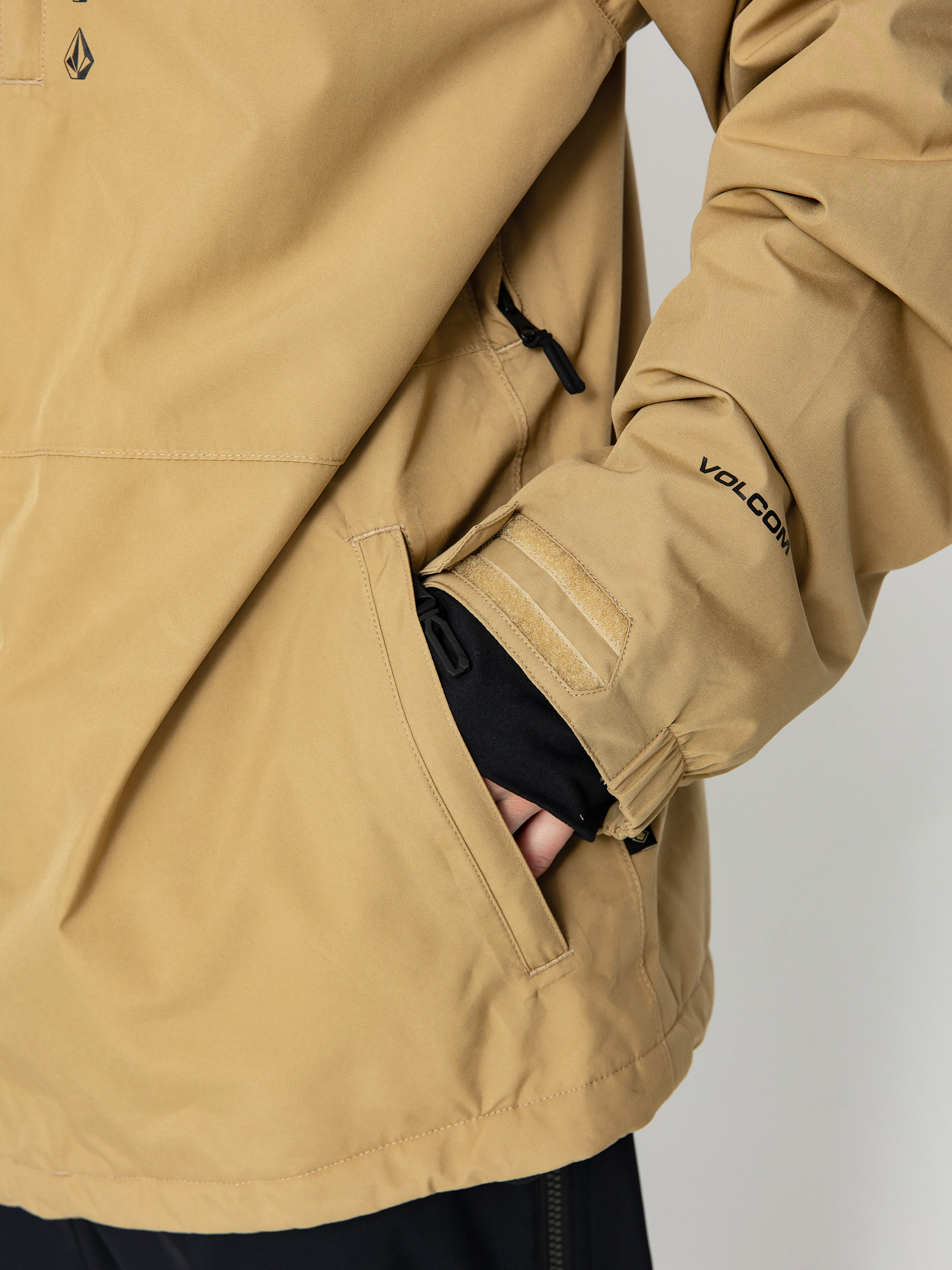 Férfi Volcom Dua Ins Gore Snowboard dzseki (dark khaki)