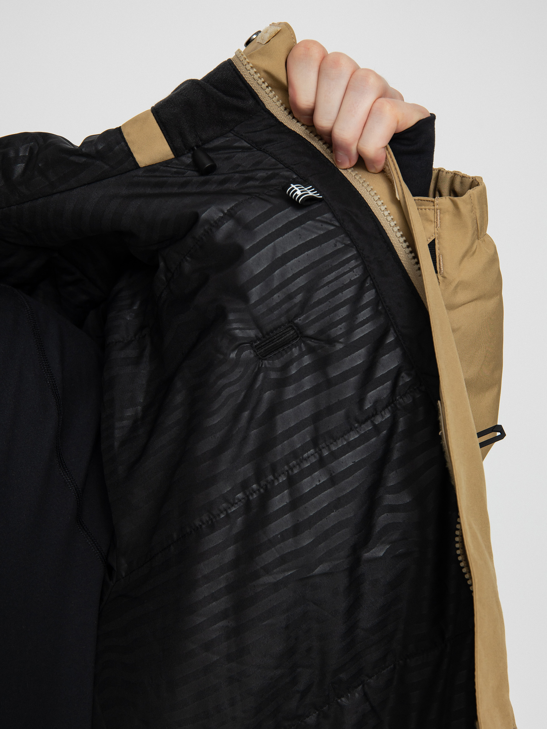 Férfi Volcom Dua Ins Gore Snowboard dzseki (dark khaki)