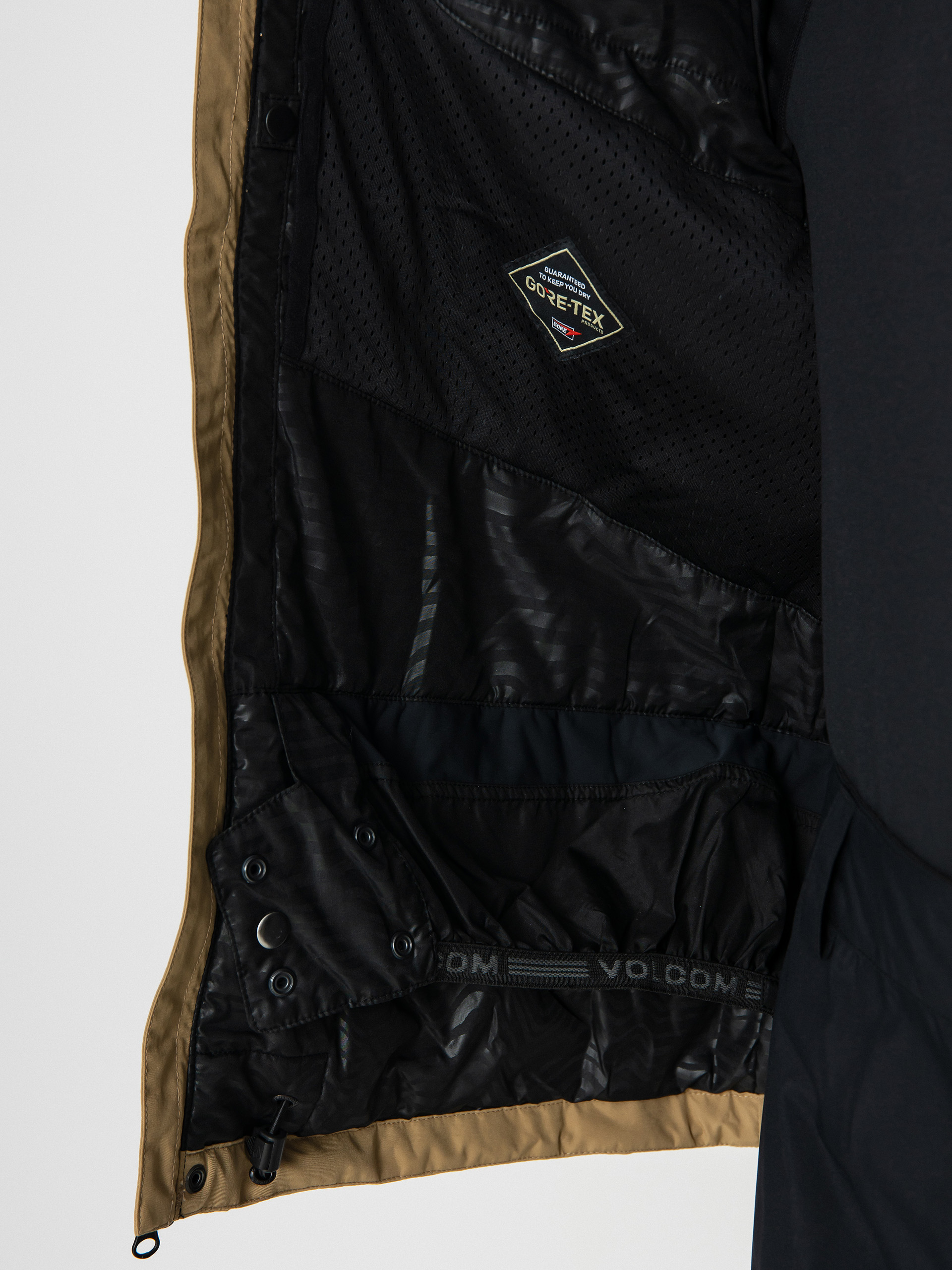 Férfi Volcom Dua Ins Gore Snowboard dzseki (dark khaki)