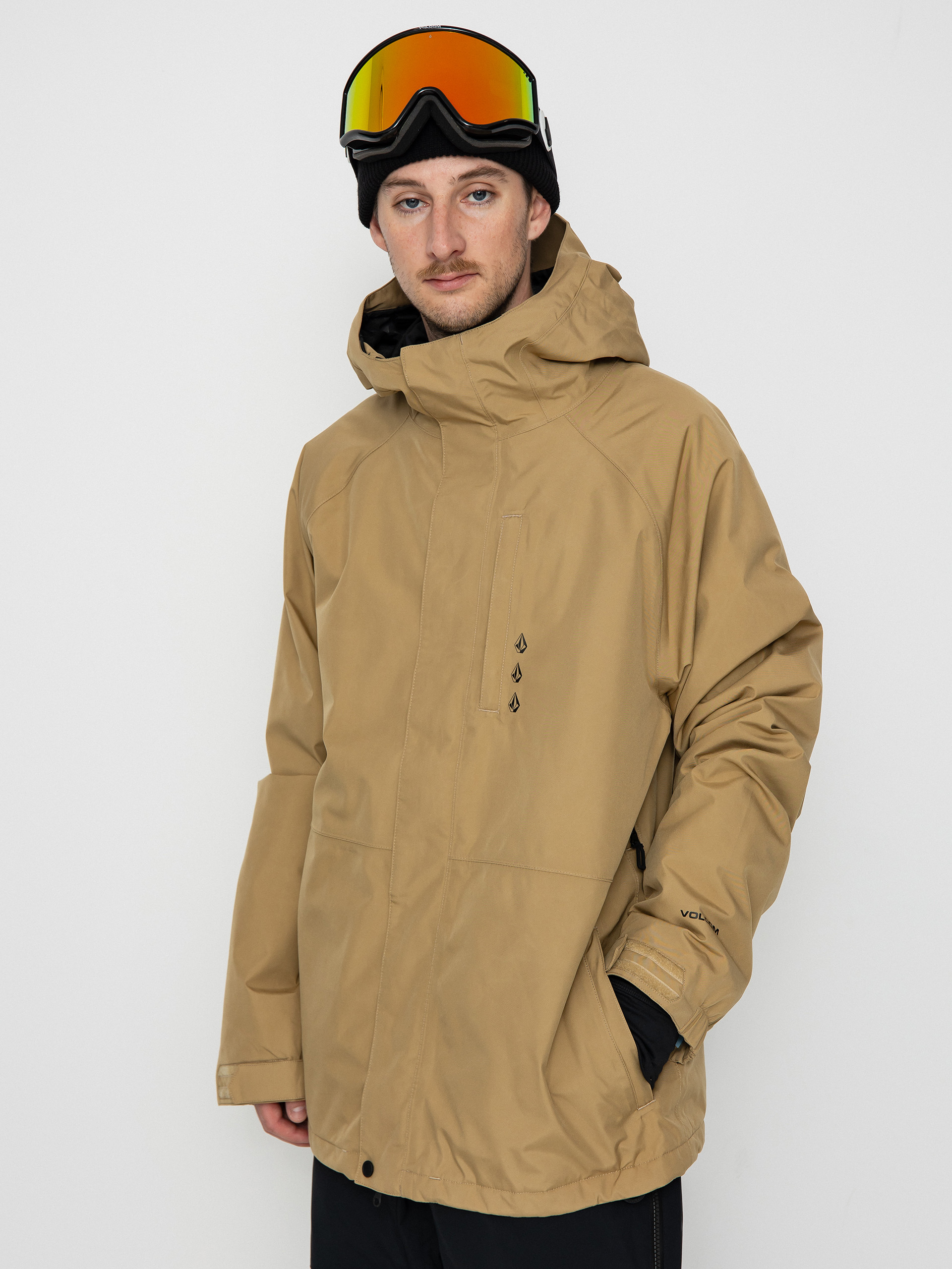 Férfi Volcom Dua Ins Gore Snowboard dzseki (dark khaki)