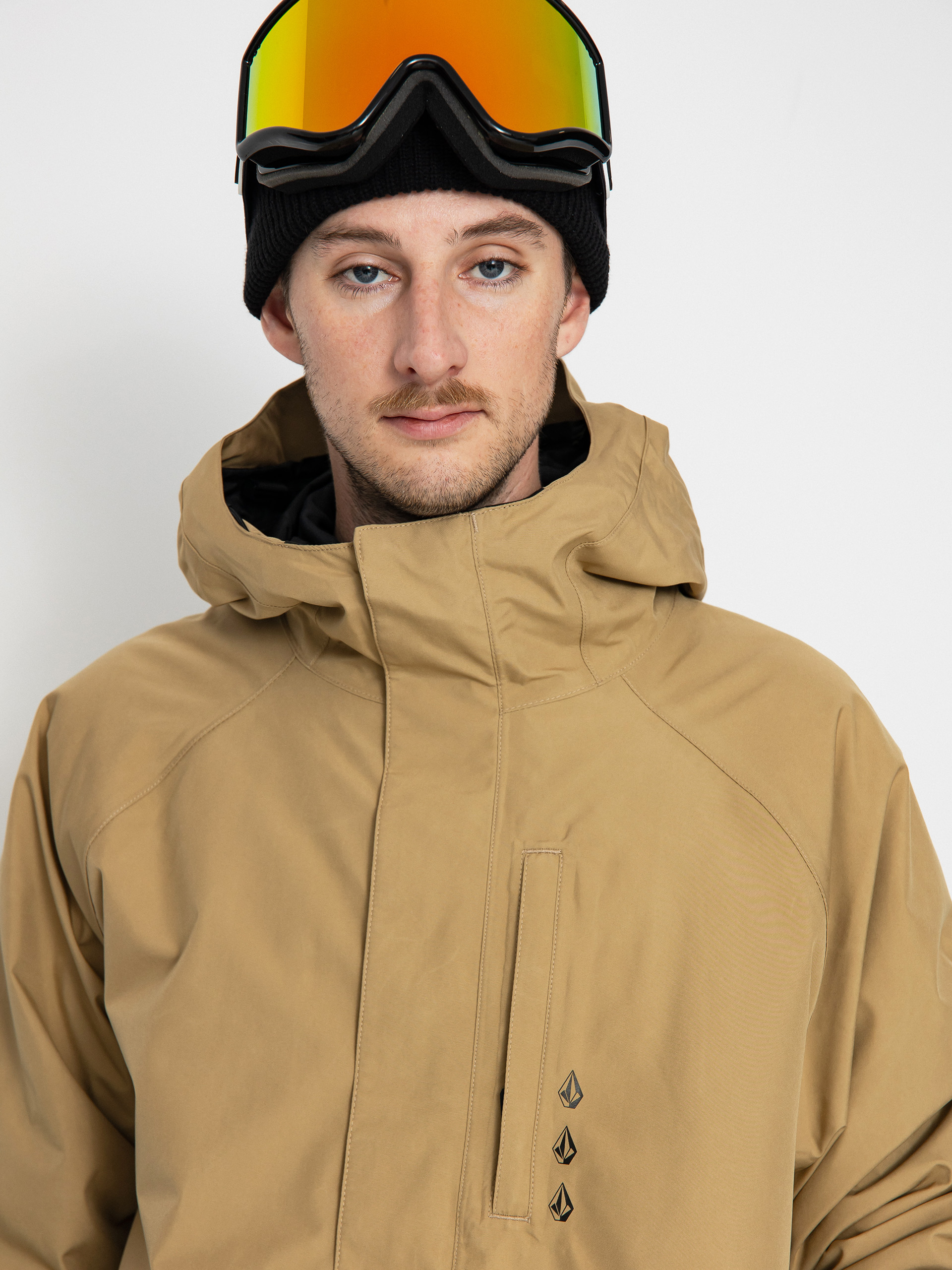 Férfi Volcom Dua Ins Gore Snowboard dzseki (dark khaki)