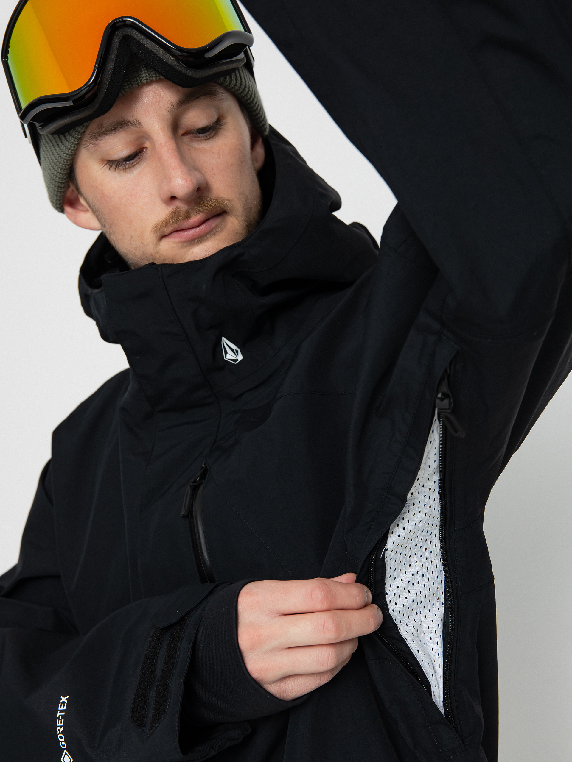 Férfi Volcom L Gore Tex Snowboard dzseki (black)