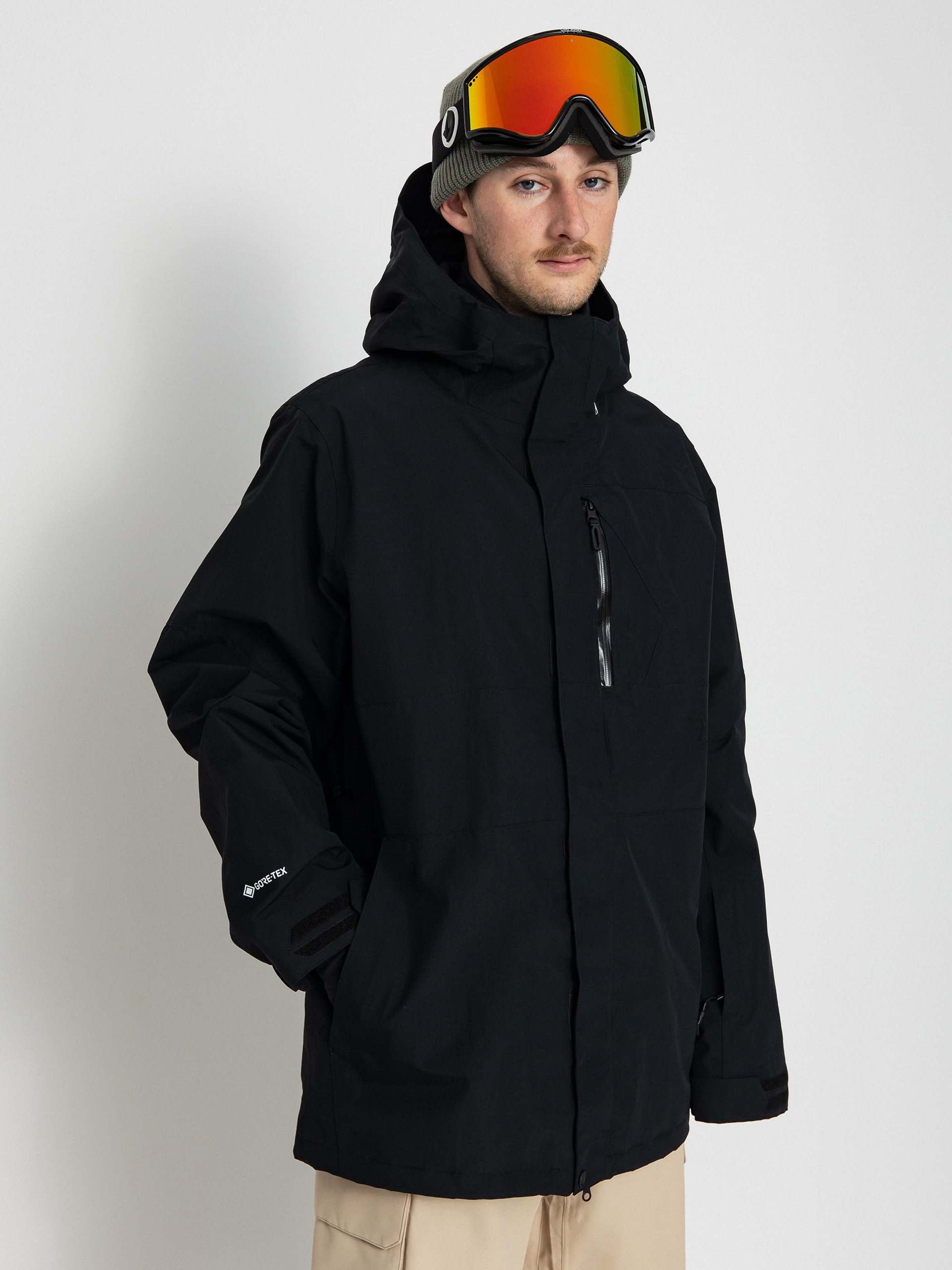 Férfi Volcom L Gore Tex Snowboard dzseki (black)